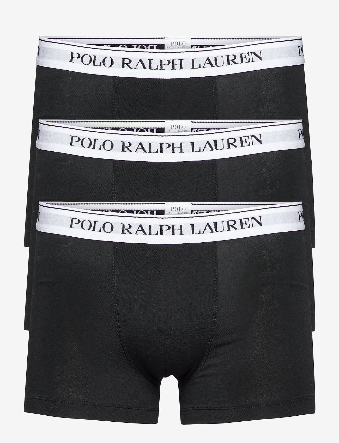 Polo Ralph Lauren - Classic Stretch-Cotton Trunk 3-Pack - multipack kalsonger - 3pk blk wht/blk w - 0