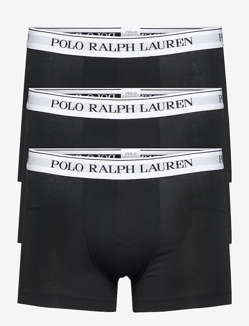 Polo Ralph Lauren - Classic Stretch-Cotton Trunk 3-Pack - multipack kalsonger - 3pk blk wht/blk w - 0