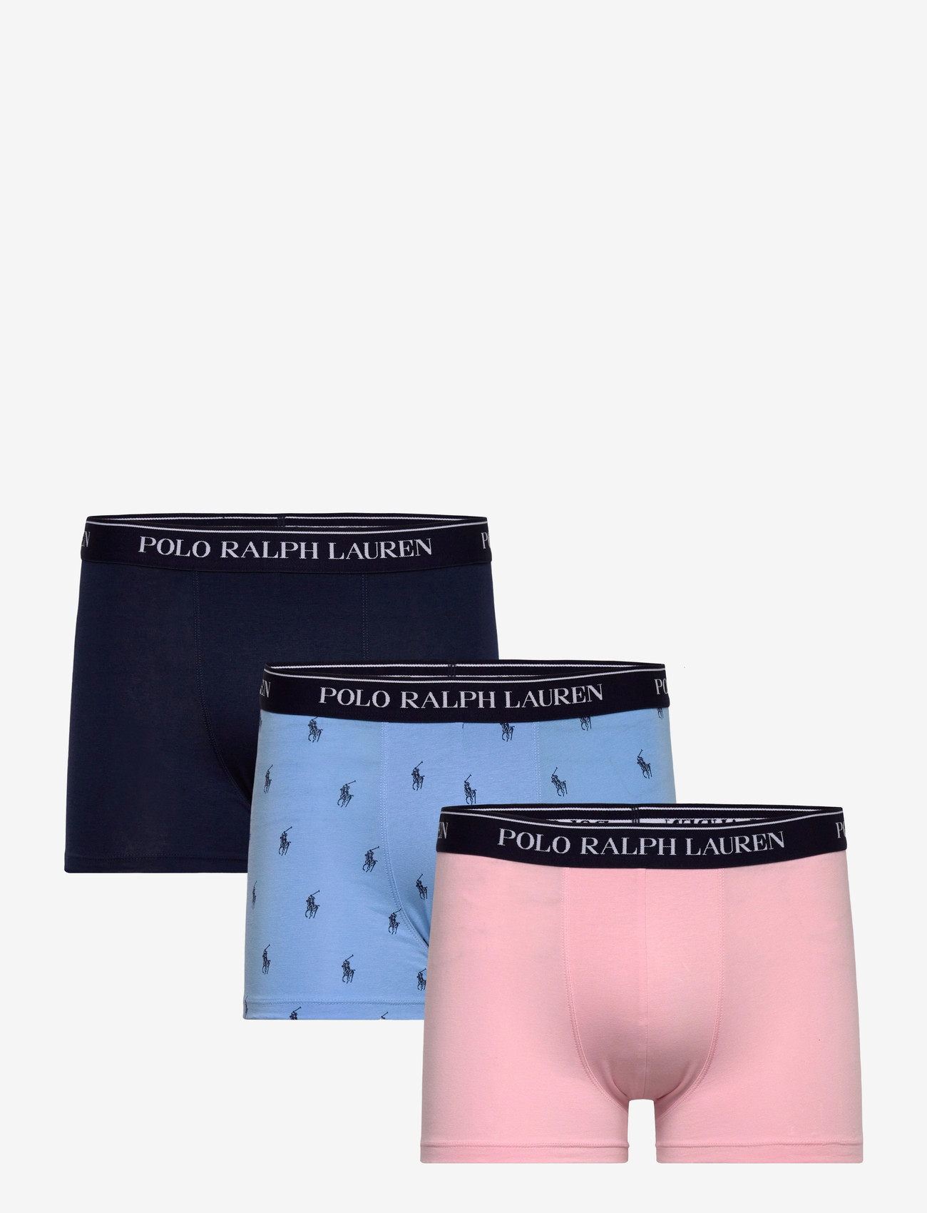Polo Ralph Lauren - Classic Stretch-Cotton Trunk 3-Pack - unterhosen im multipack - 3pk chat blu aop - 1