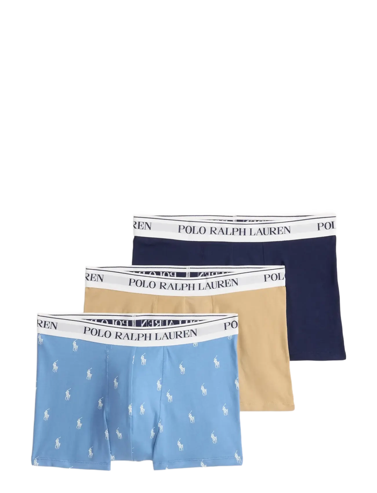 BCI COTTON/ELASTANE-3PK-TRN - 3PK HT BLU AOP/CL