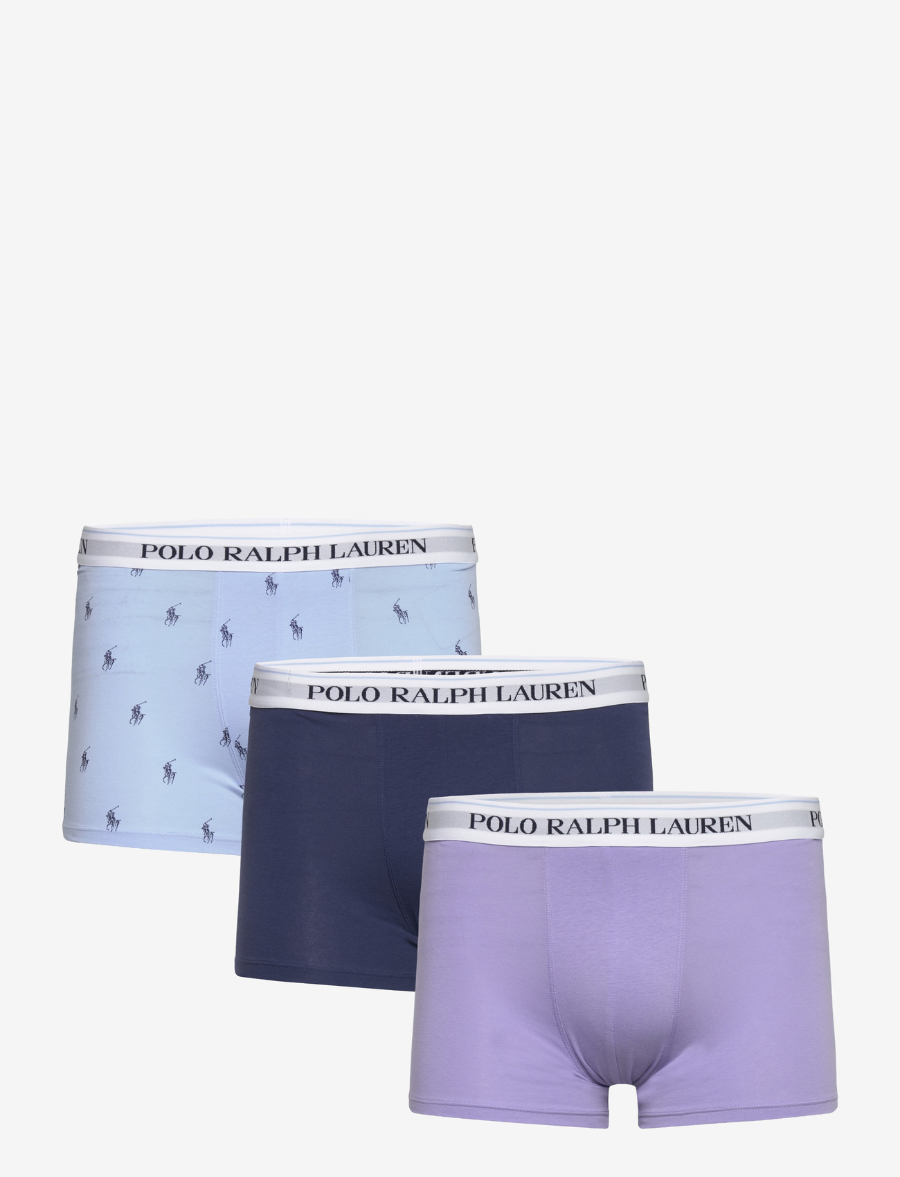 Polo Ralph Lauren - Classic Stretch-Cotton Trunk 3-Pack - multipack kalsonger - 3pk lavndr/elt bl - 1