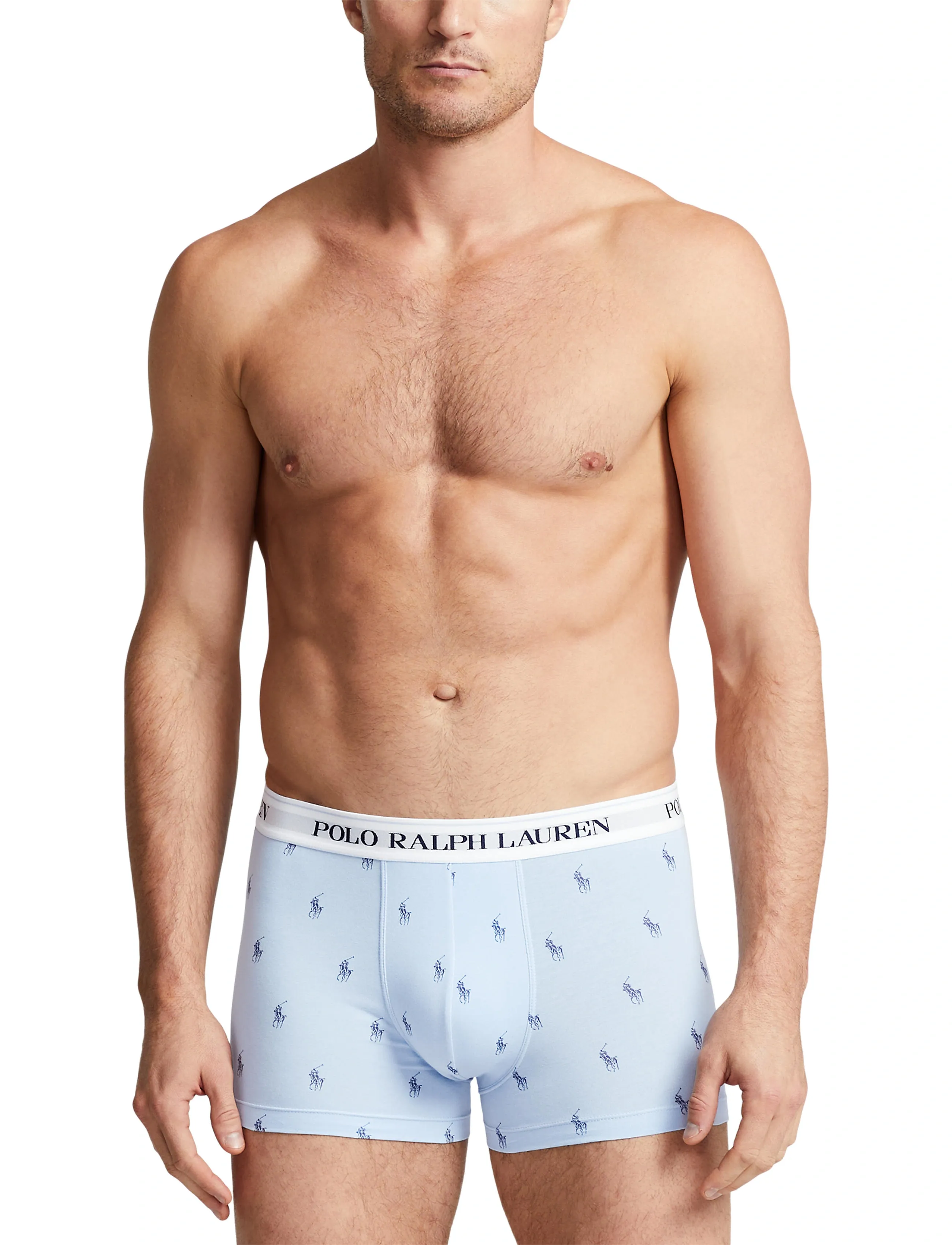 Polo Ralph Lauren - Classic Stretch-Cotton Trunk 3-Pack - multipack kalsonger - 3pk lavndr/elt bl - 3