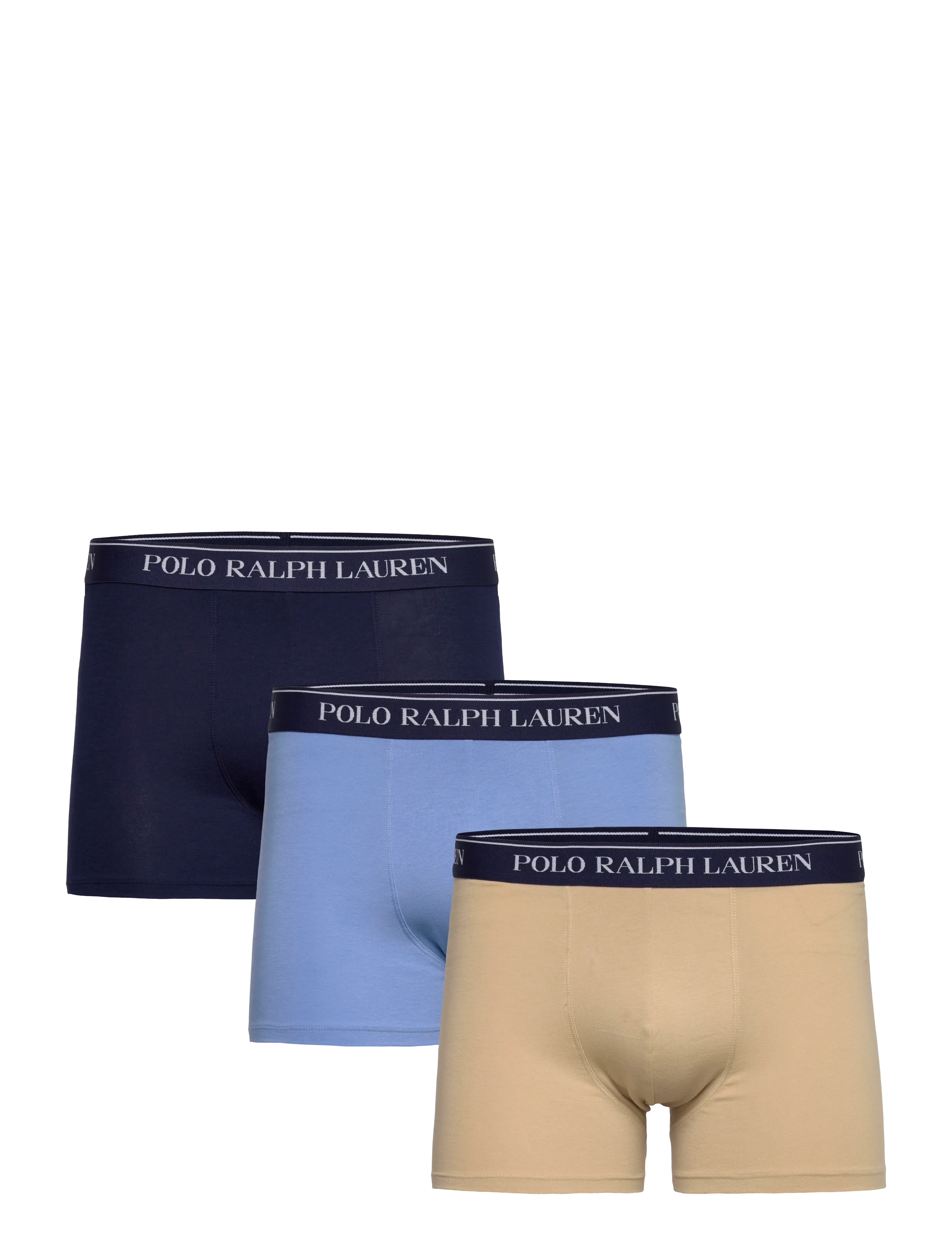 Polo Ralph Lauren Classic Stretch-Cotton Trunk 3-Pack - Boxerkalsonger - 3PK NAVY/DUNE TAN / blue