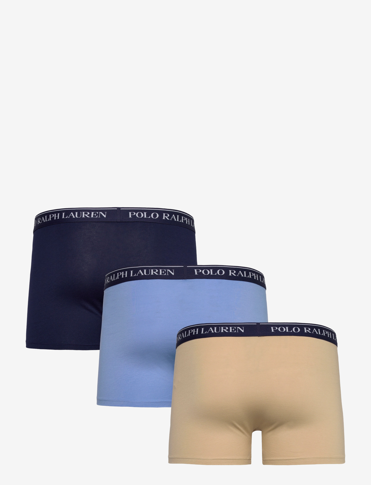 Polo Ralph Lauren - Classic Stretch-Cotton Trunk 3-Pack - multipack kalsonger - 3pk navy/dune tan - 1