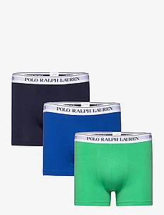 Classic Stretch-Cotton Trunk 3-Pack, Polo Ralph Lauren Underwear