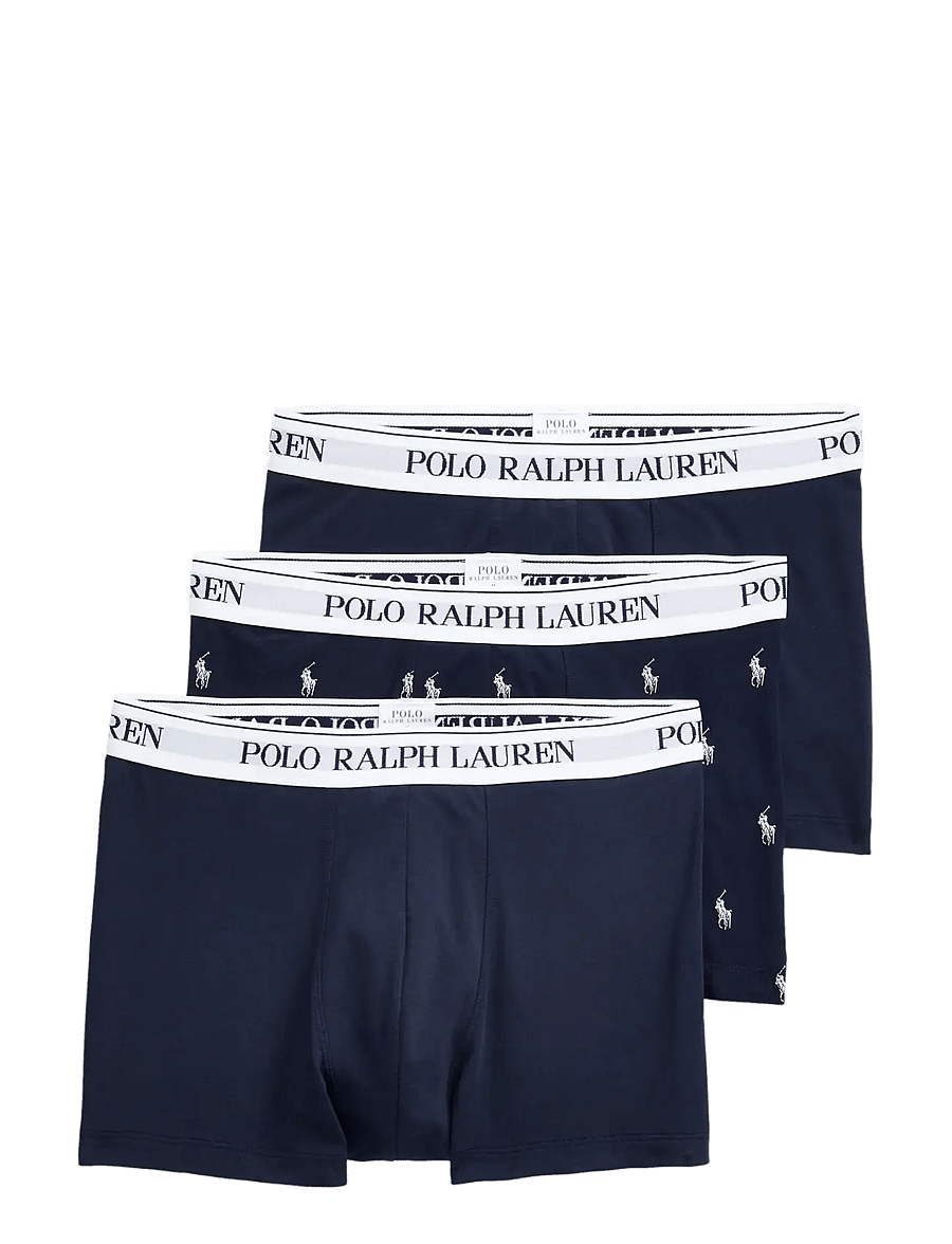 Polo Ralph Lauren - Classic Stretch-Cotton Trunk 3-Pack - multipakk aluspüksid - 3pk navy/navy aop - 1