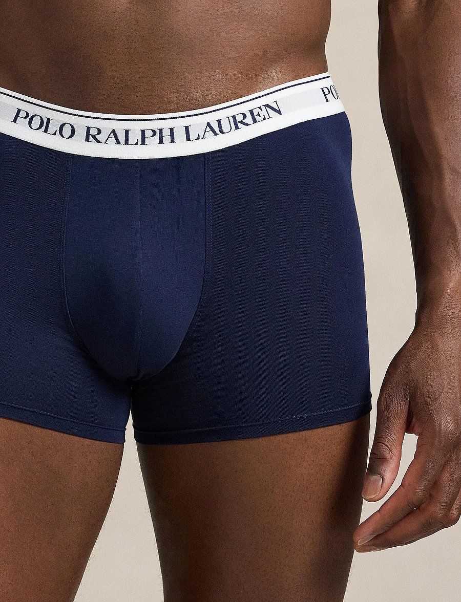 Polo Ralph Lauren - Classic Stretch-Cotton Trunk 3-Pack - multipakk aluspüksid - 3pk navy/navy aop - 4
