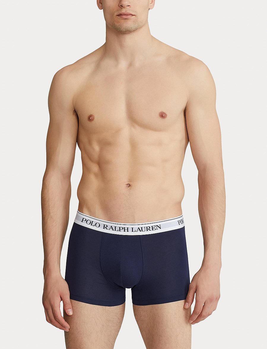 Polo Ralph Lauren - Classic Stretch-Cotton Trunk 3-Pack - multipakk aluspüksid - 3pk navy/navy aop - 5