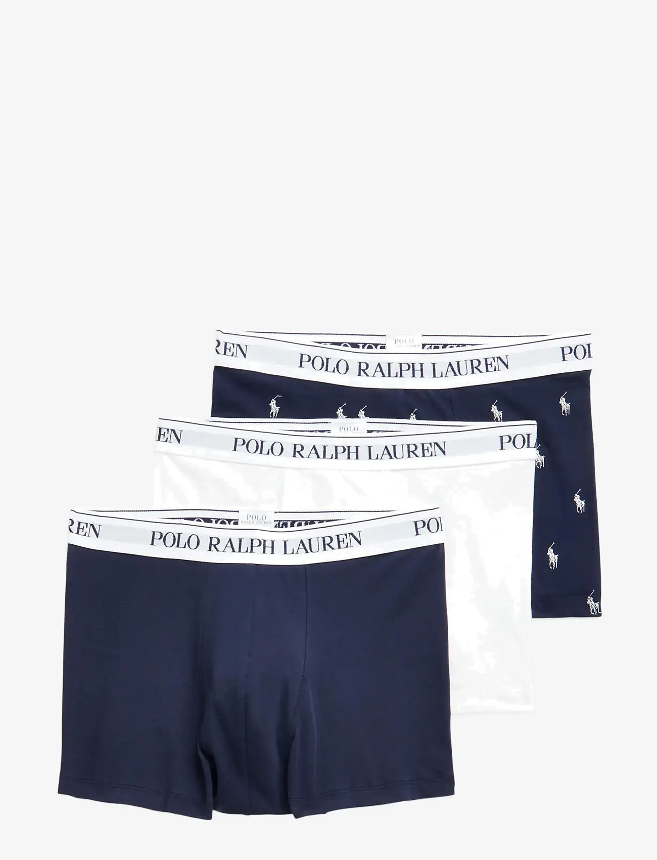 Polo Ralph Lauren - Classic Stretch-Cotton Trunk 3-Pack - multipack kalsonger - 3pk navy / white - 1