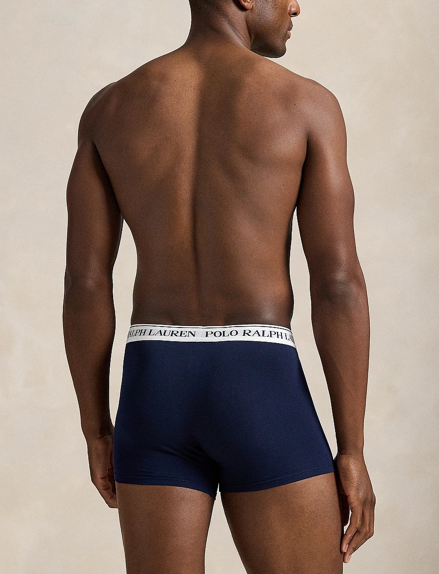 Polo Ralph Lauren - Classic Stretch-Cotton Trunk 3-Pack - multipack underpants - 3pk navy / white - 2