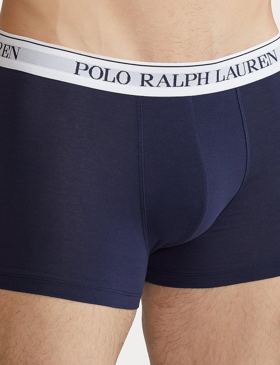 Polo Ralph Lauren - Classic Stretch-Cotton Trunk 3-Pack - multipack underpants - 3pk navy / white - 5