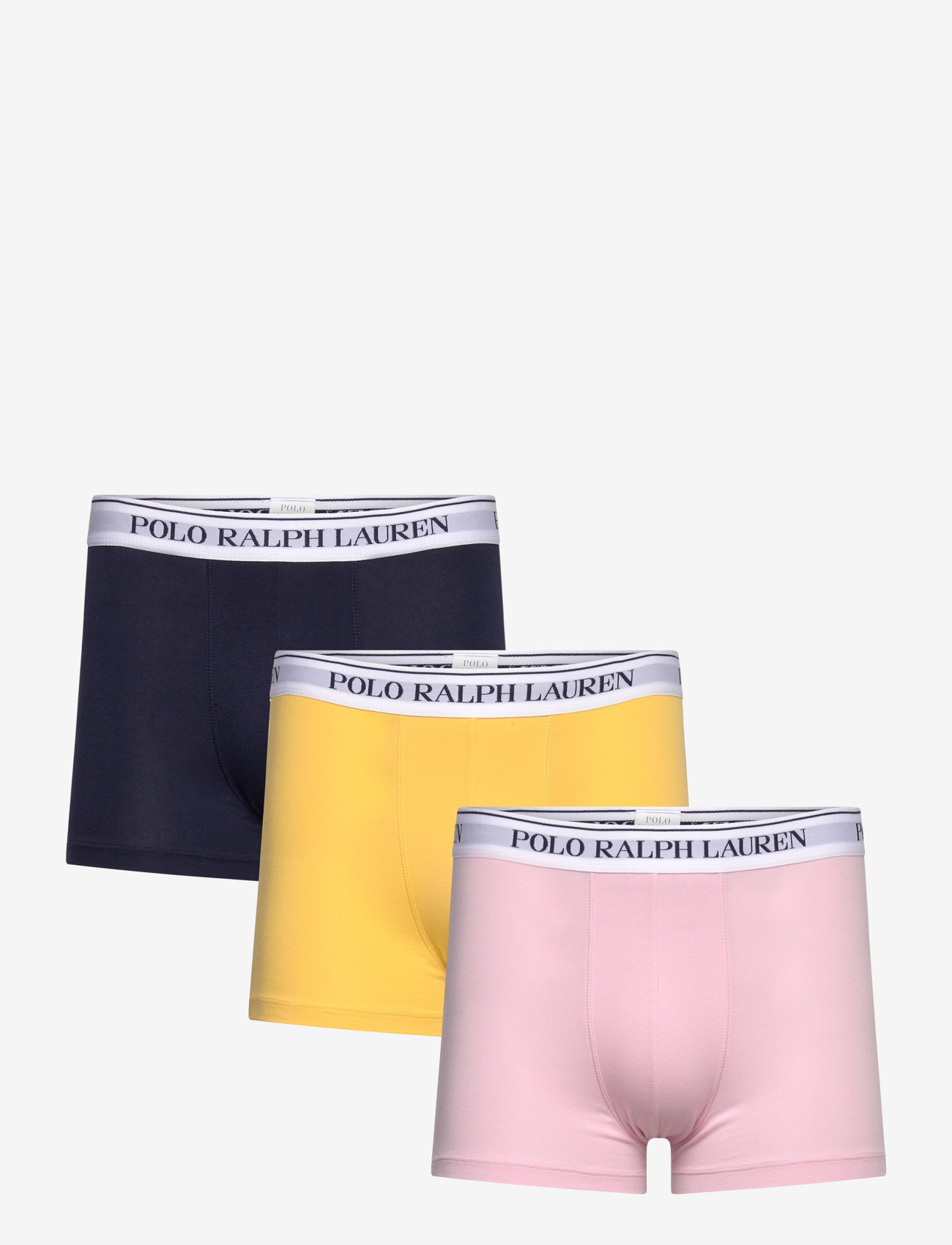 Polo Ralph Lauren - Classic Stretch-Cotton Trunk 3-Pack - multipack underbukser - 3pk navy/yllow/ba - 1