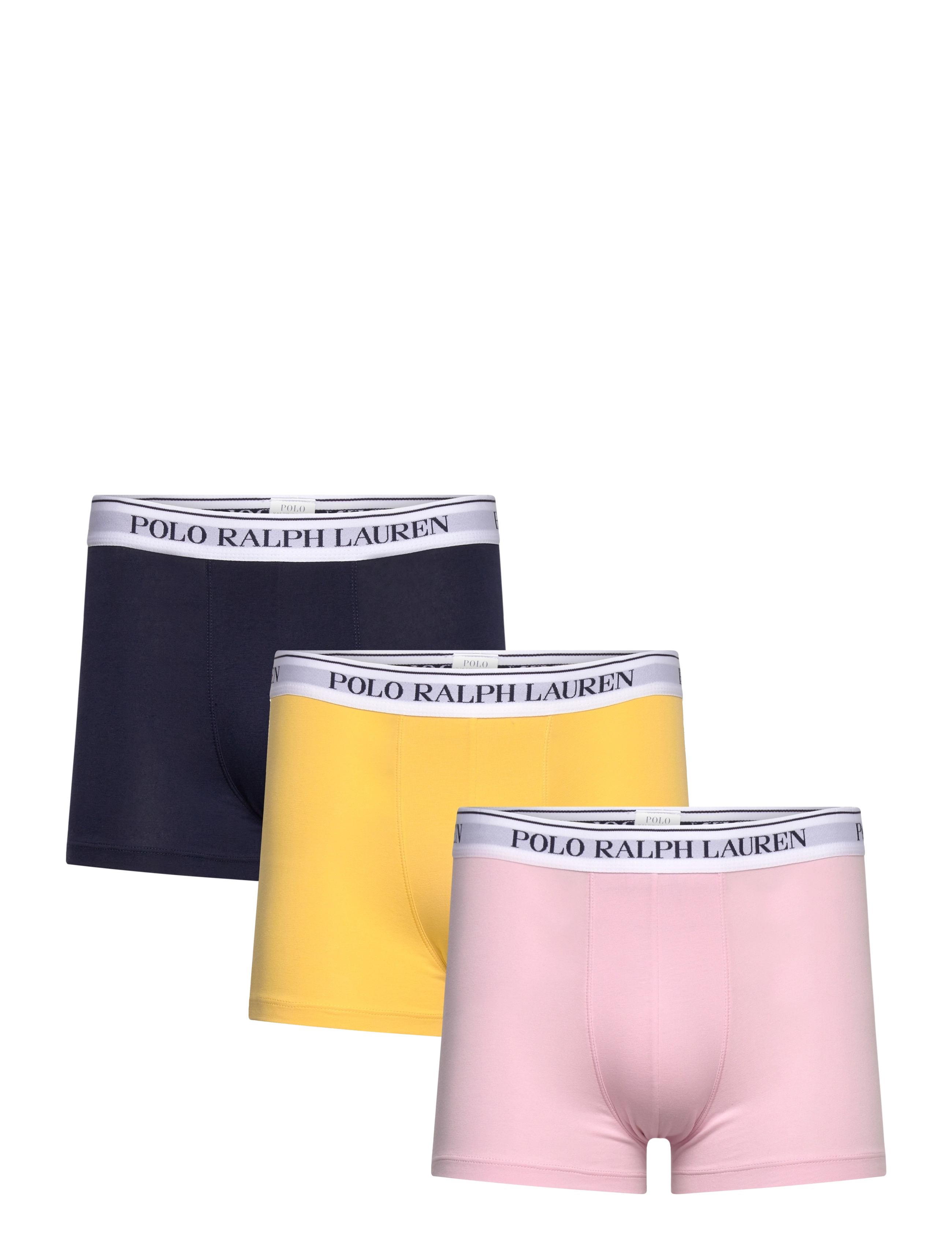 Polo Ralph Lauren Classic Stretch-Cotton Trunk 3-Pack - Boxerkalsonger - 3PK NAVY/YLLOW/BA / navy