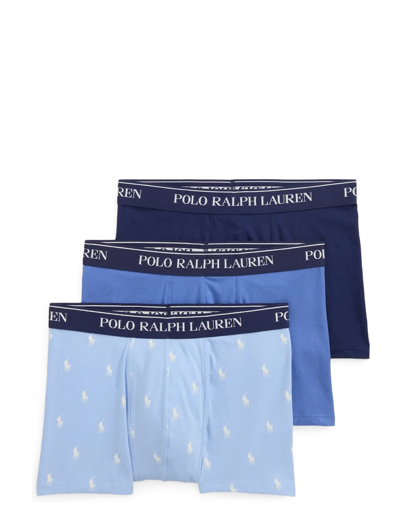 Polo Ralph Lauren Classic Stretch-Cotton Trunk 3-Pack - Multipack-Unterwäsche - 3PK NP NVY/BSTBLU / blue