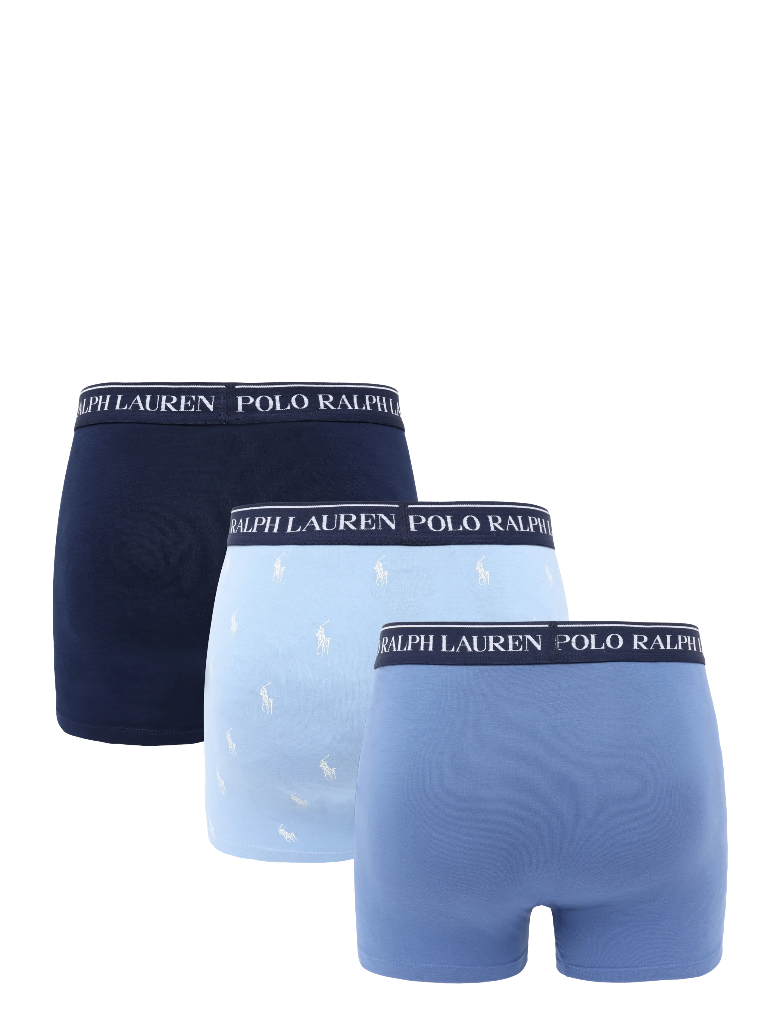 Polo Ralph Lauren - Classic Stretch-Cotton Trunk 3-Pack - multipack kalsonger - 3pk np nvy/bstblu - 2