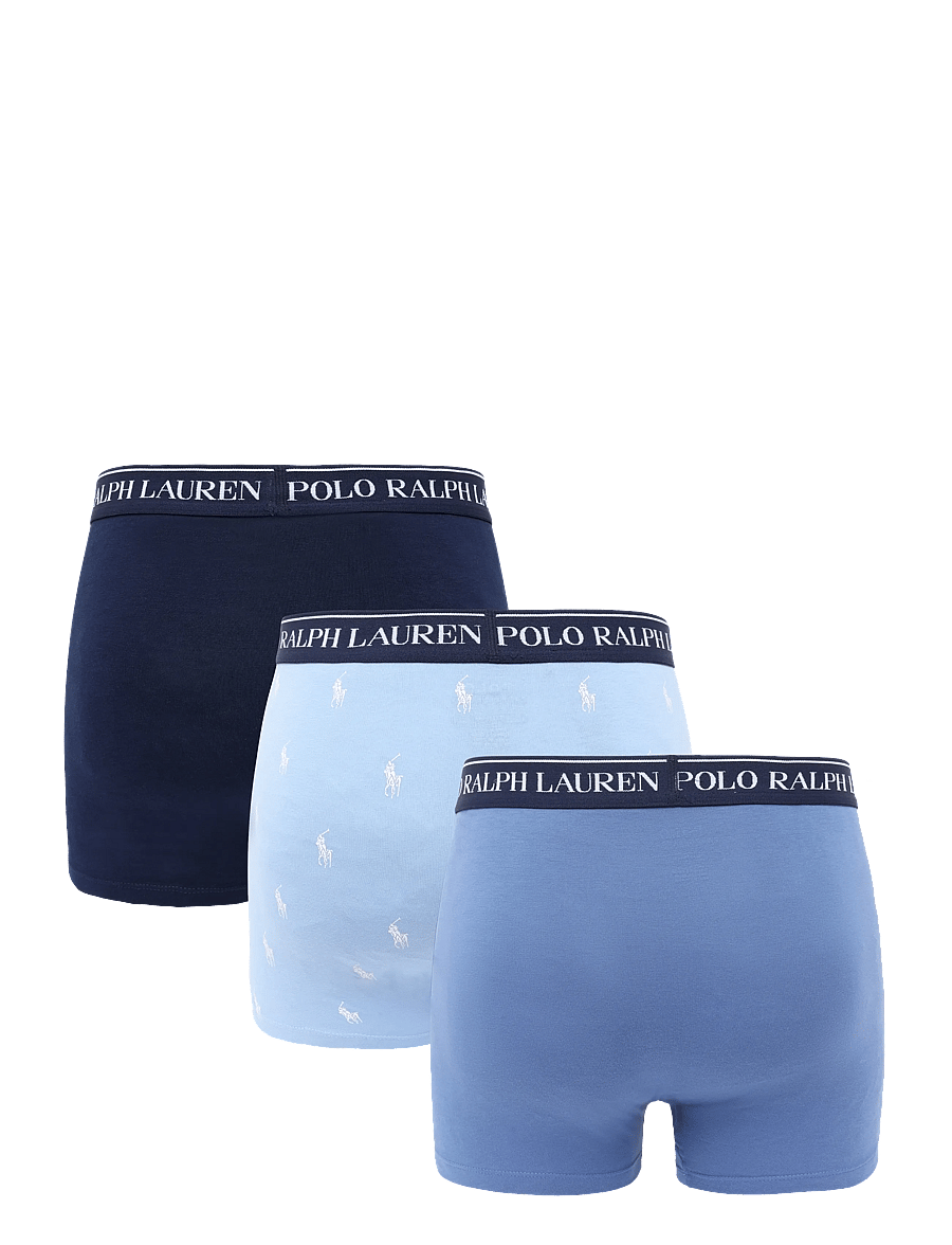 Polo Ralph Lauren - Classic Stretch-Cotton Trunk 3-Pack - multipack underpants - 3pk np nvy/bstblu - 2