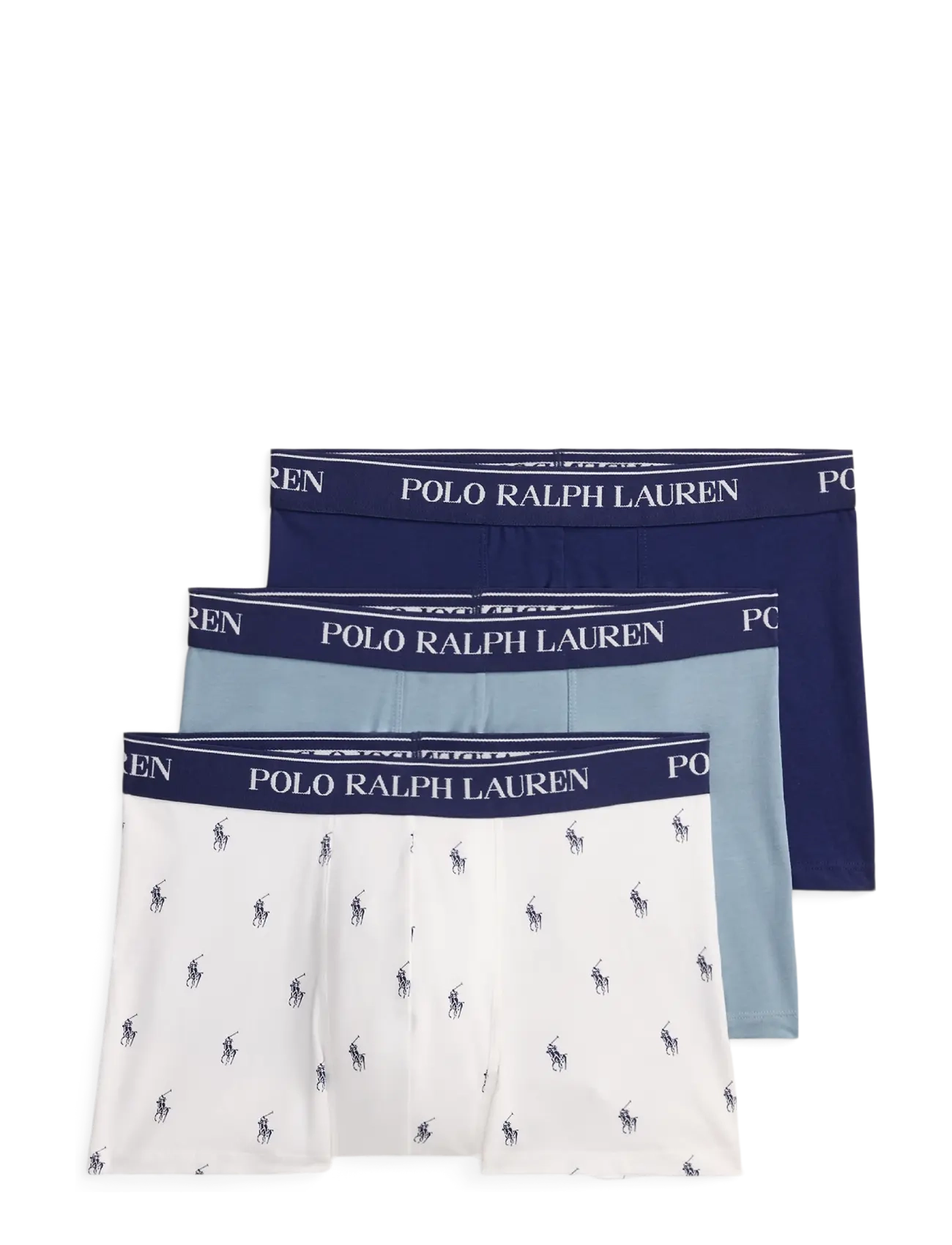 Polo Ralph Lauren Classic Stretch-Cotton Trunk 3-Pack - Multipack-Unterwäsche - 3PK NP NVY/CLGRYB / navy
