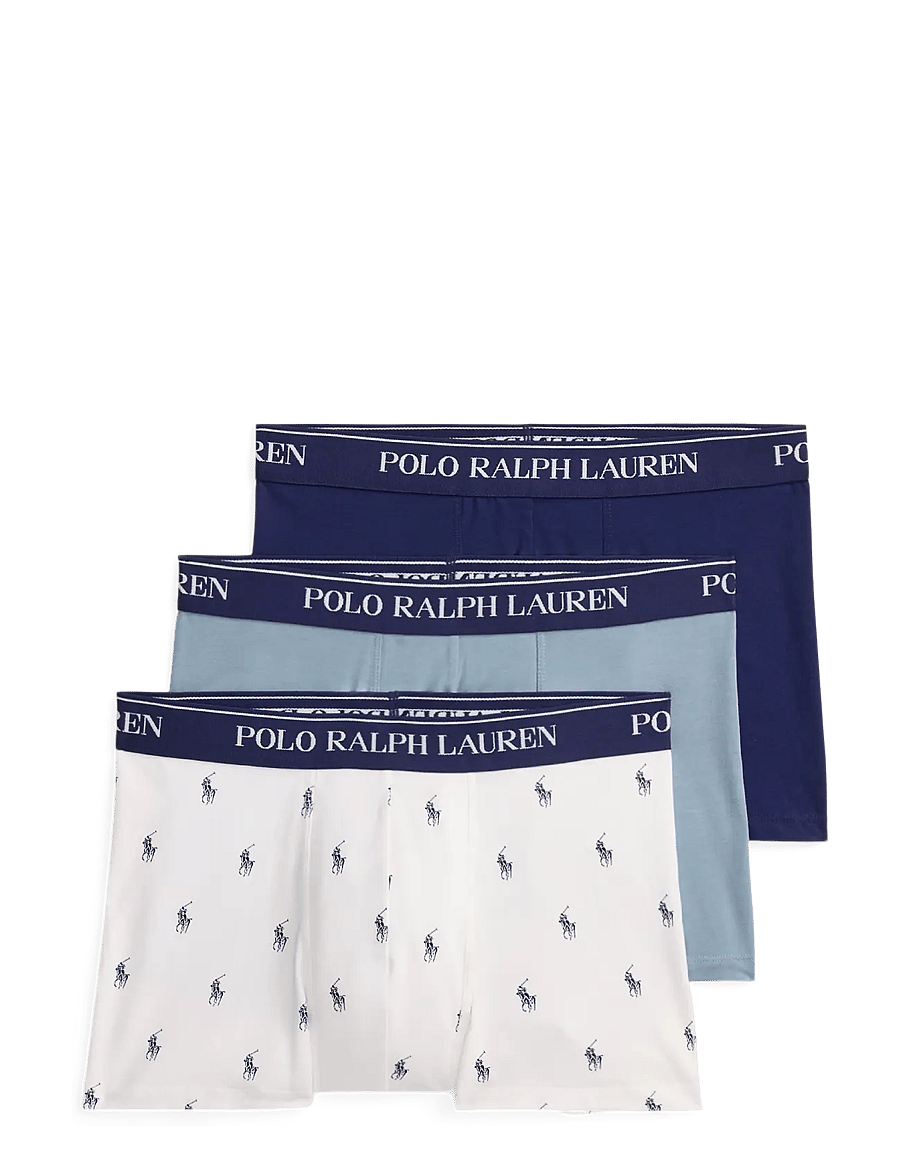Polo Ralph Lauren - Classic Stretch-Cotton Trunk 3-Pack - multipack underpants - 3pk np nvy/clgryb - 1
