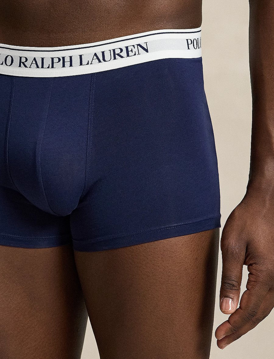 Polo Ralph Lauren - Classic Stretch-Cotton Trunk 3-Pack - multipack underpants - 3pk np nvy/verano - 3