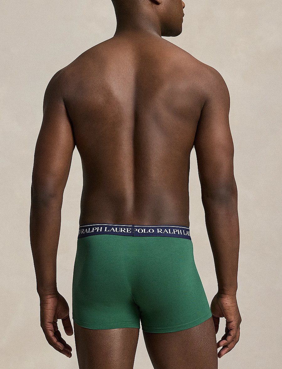 Polo Ralph Lauren - Classic Stretch-Cotton Trunk 3-Pack - multipack underpants - 3pk np nvy/vernog - 3