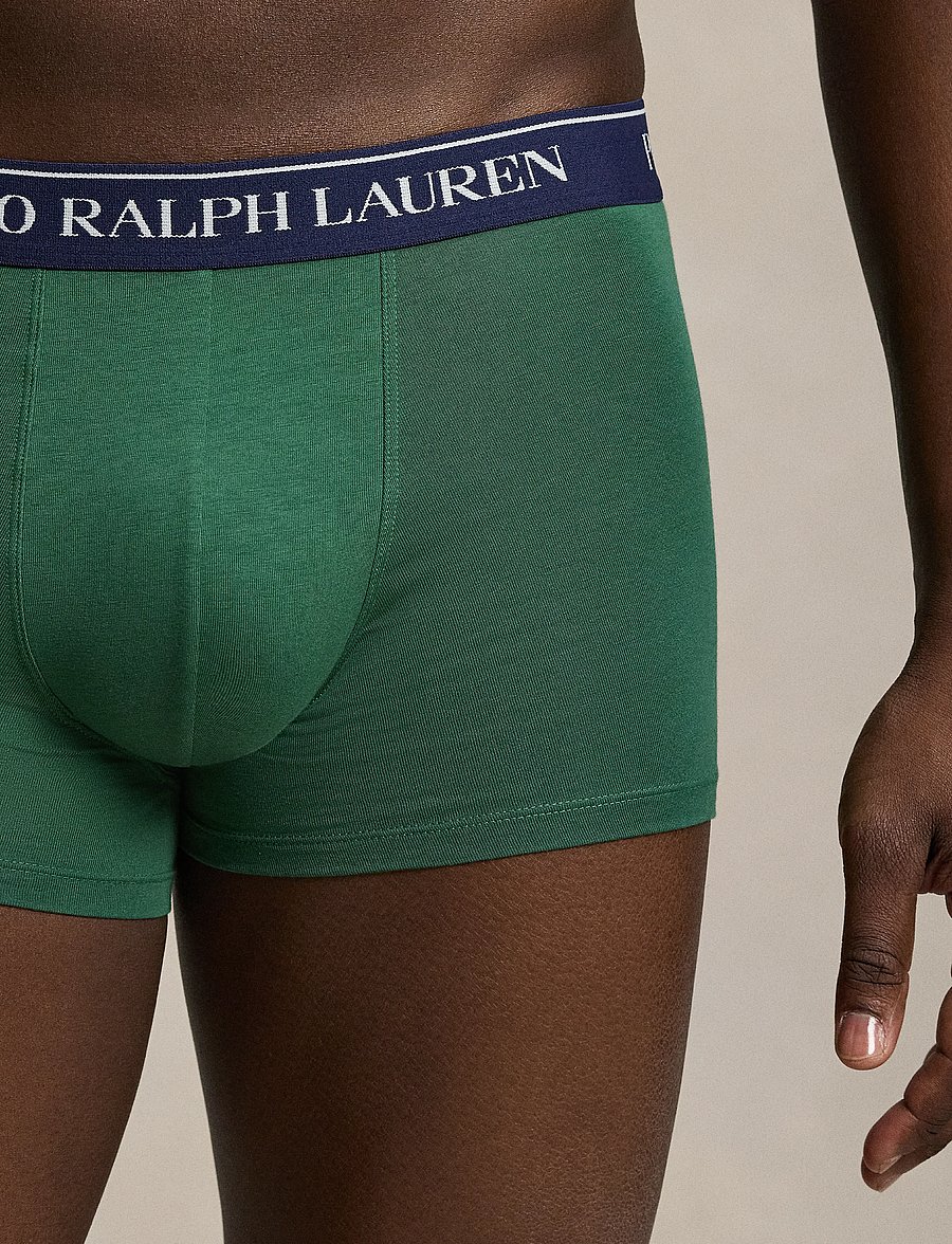 Polo Ralph Lauren - Classic Stretch-Cotton Trunk 3-Pack - multipack underpants - 3pk np nvy/vernog - 5