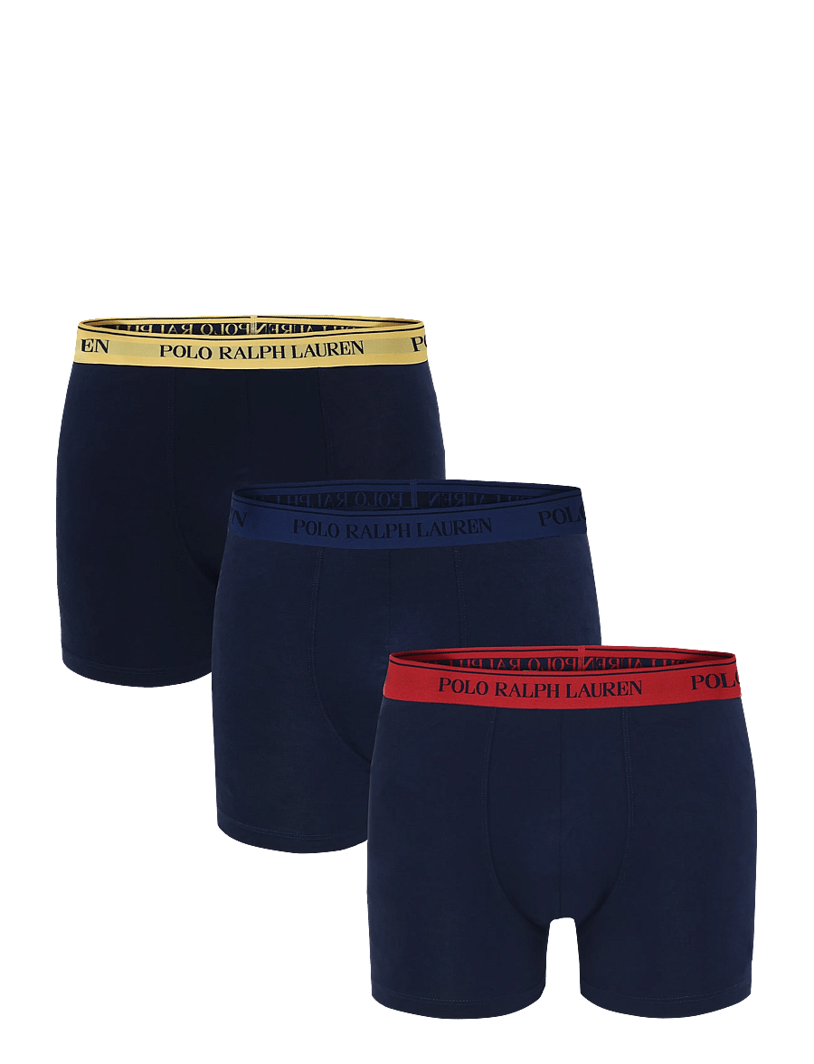 Polo Ralph Lauren - Classic Stretch-Cotton Trunk 3-Pack - multipack underpants - 3pk npnvy w cpylw - 1