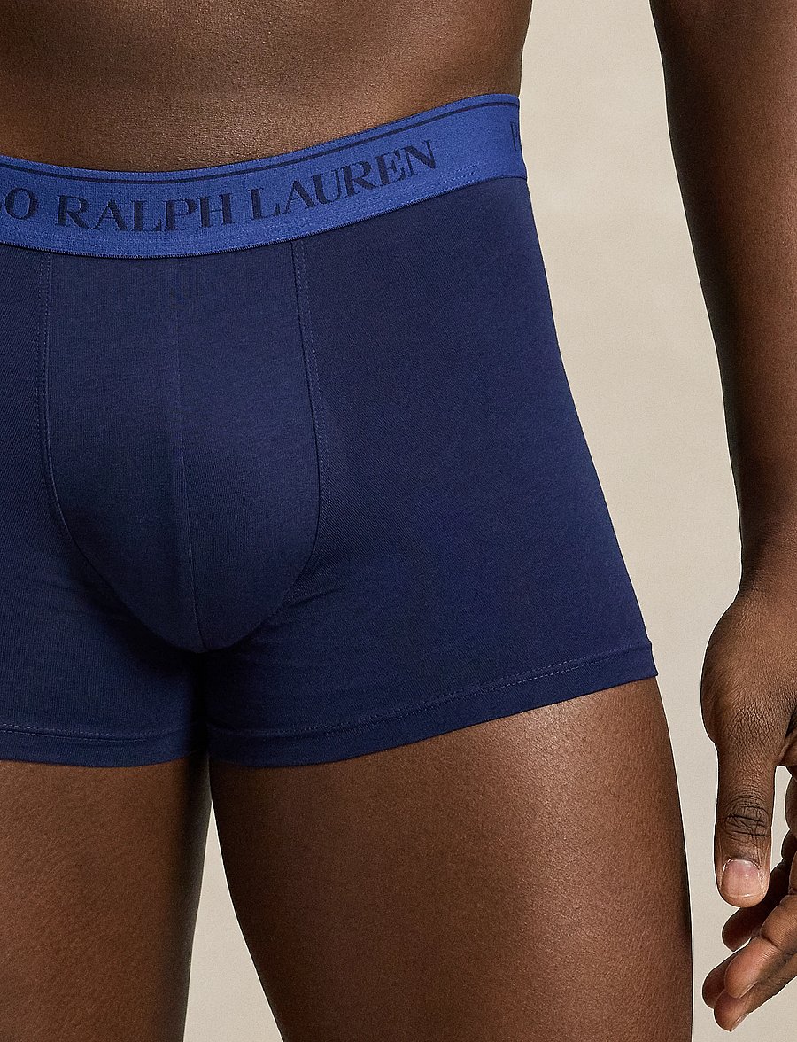 Polo Ralph Lauren - Classic Stretch-Cotton Trunk 3-Pack - multipack underpants - 3pk npnvy w cpylw - 5
