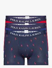 Polo Ralph Lauren Underwear - Classic Stretch-Cotton Trunk 3-Pack - bokseršorti - 3pk npt nvy aopp/ - 0