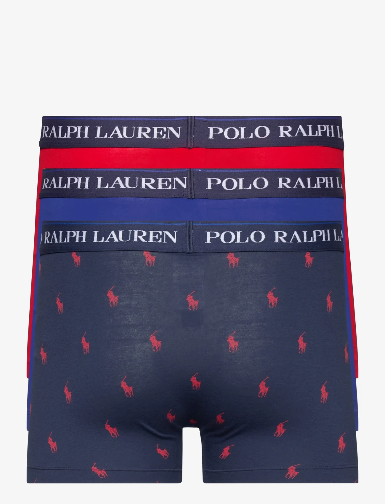Polo Ralph Lauren Underwear - Classic Stretch-Cotton Trunk 3-Pack - bokseršorti - 3pk npt nvy aopp/ - 1