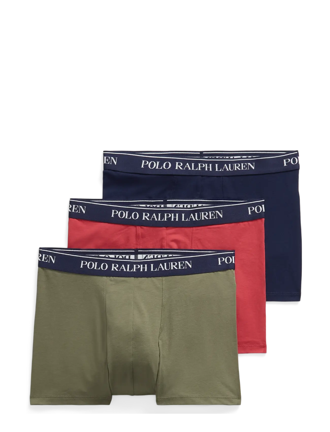 Polo Ralph Lauren Classic Stretch-Cotton Trunk 3-Pack - Multipack-Unterwäsche - 3PK NVY/CHILI PEP / navy