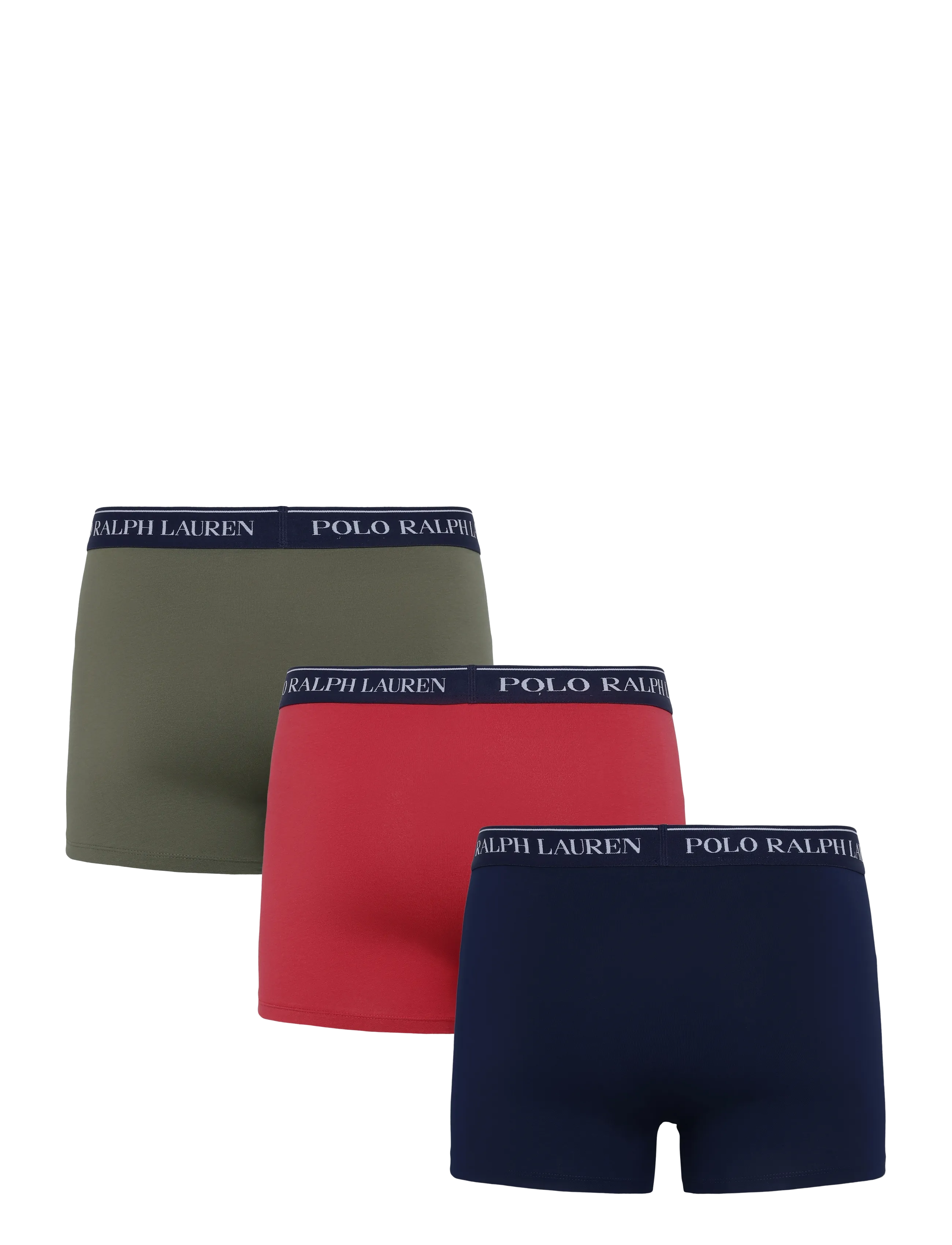 Polo Ralph Lauren - Classic Stretch-Cotton Trunk 3-Pack - multipack kalsonger - 3pk nvy/chili pep - 1