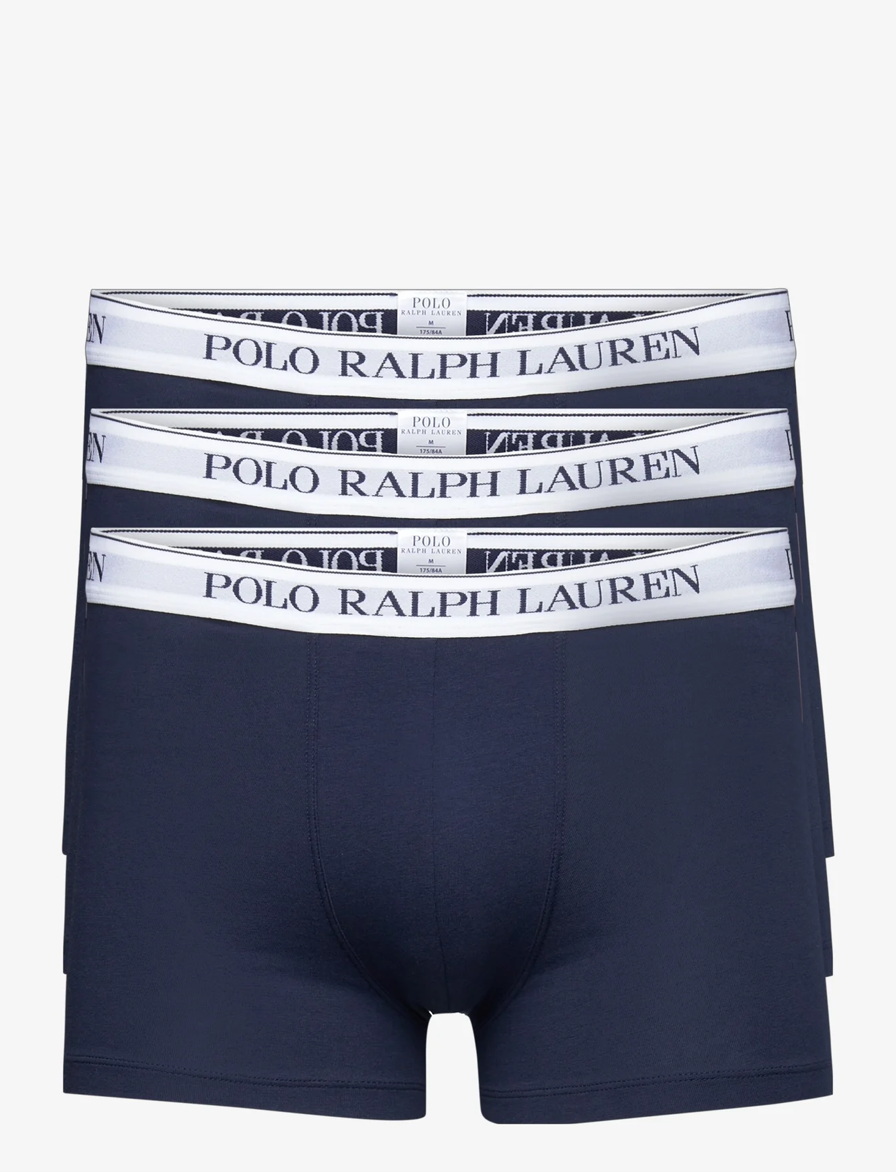 Polo Ralph Lauren Underwear - Classic Stretch-Cotton Trunk 3-Pack - multipack underpants - 3pk nvy wht/nvy w - 0
