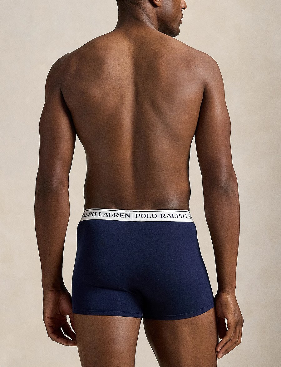 Polo Ralph Lauren - Classic Stretch-Cotton Trunk 3-Pack - unterhosen im multipack - 3pk nvy wht/nvy w - 2