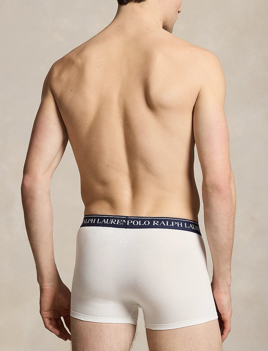 Polo Ralph Lauren - Classic Stretch-Cotton Trunk 3-Pack - multipack underpants - 3pk paper wht/off - 3
