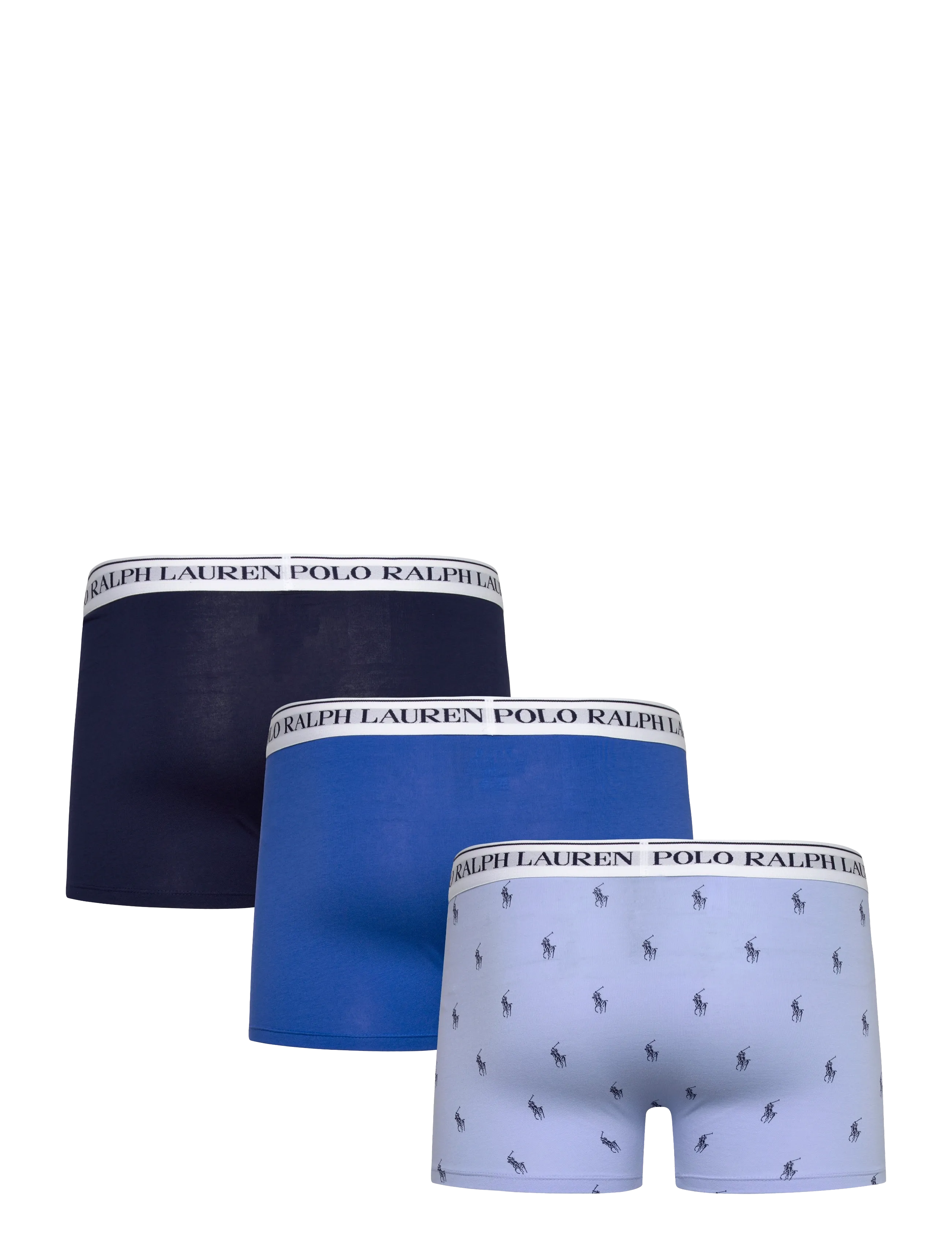 Polo Ralph Lauren - Classic Stretch-Cotton Trunk 3-Pack - unterhosen im multipack - 3pk peb blu aop/n - 1