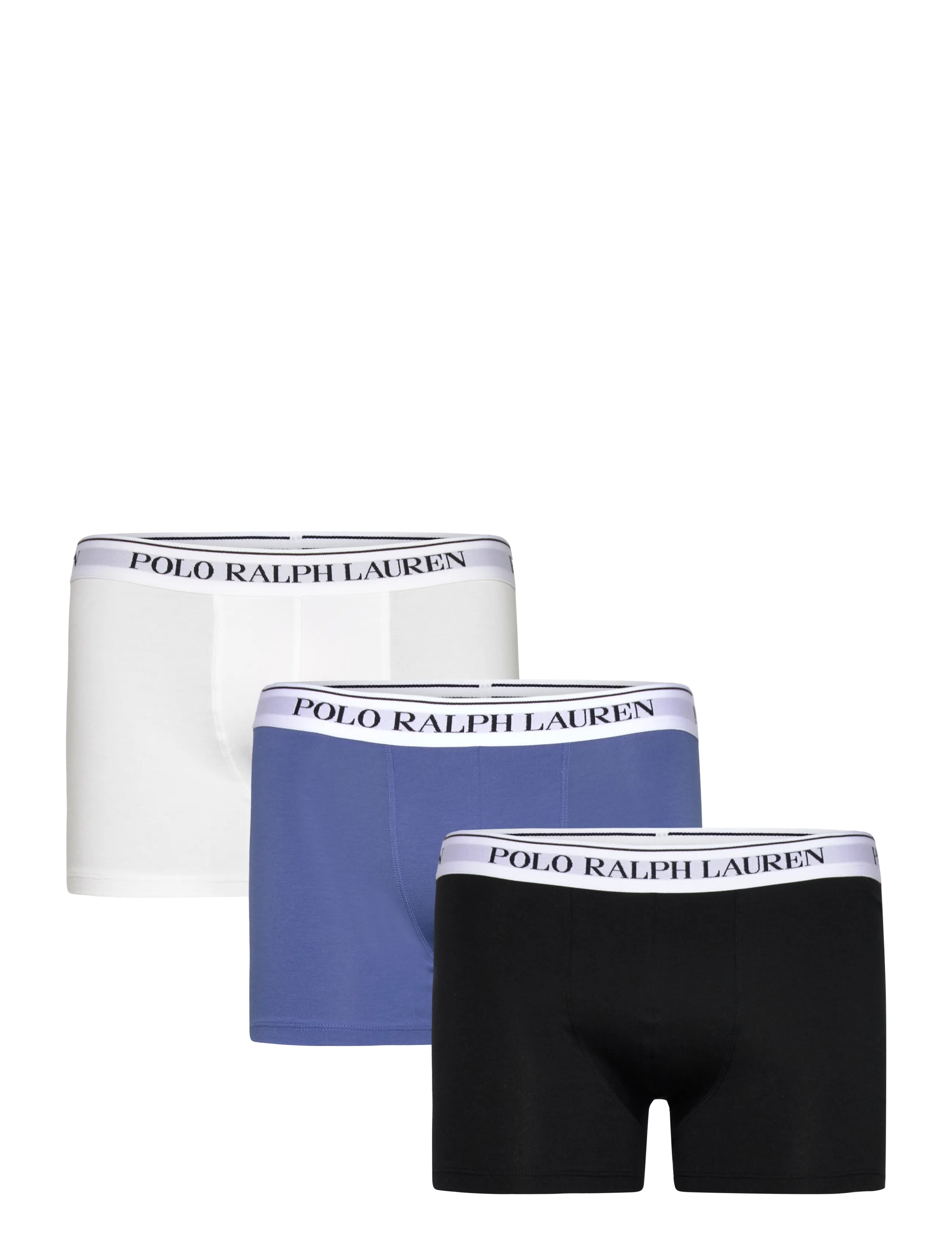 Polo Ralph Lauren Classic Stretch-Cotton Trunk 3-Pack - Trunks - 3PK WHITE/BASTILL / white