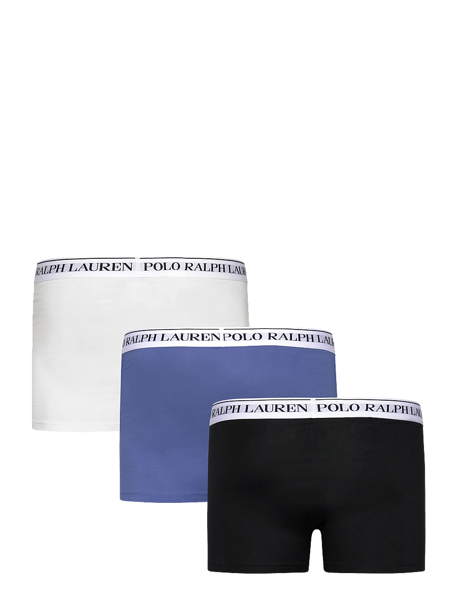 Polo Ralph Lauren - Classic Stretch-Cotton Trunk 3-Pack - multipack underbukser - 3pk white/bastill - 1