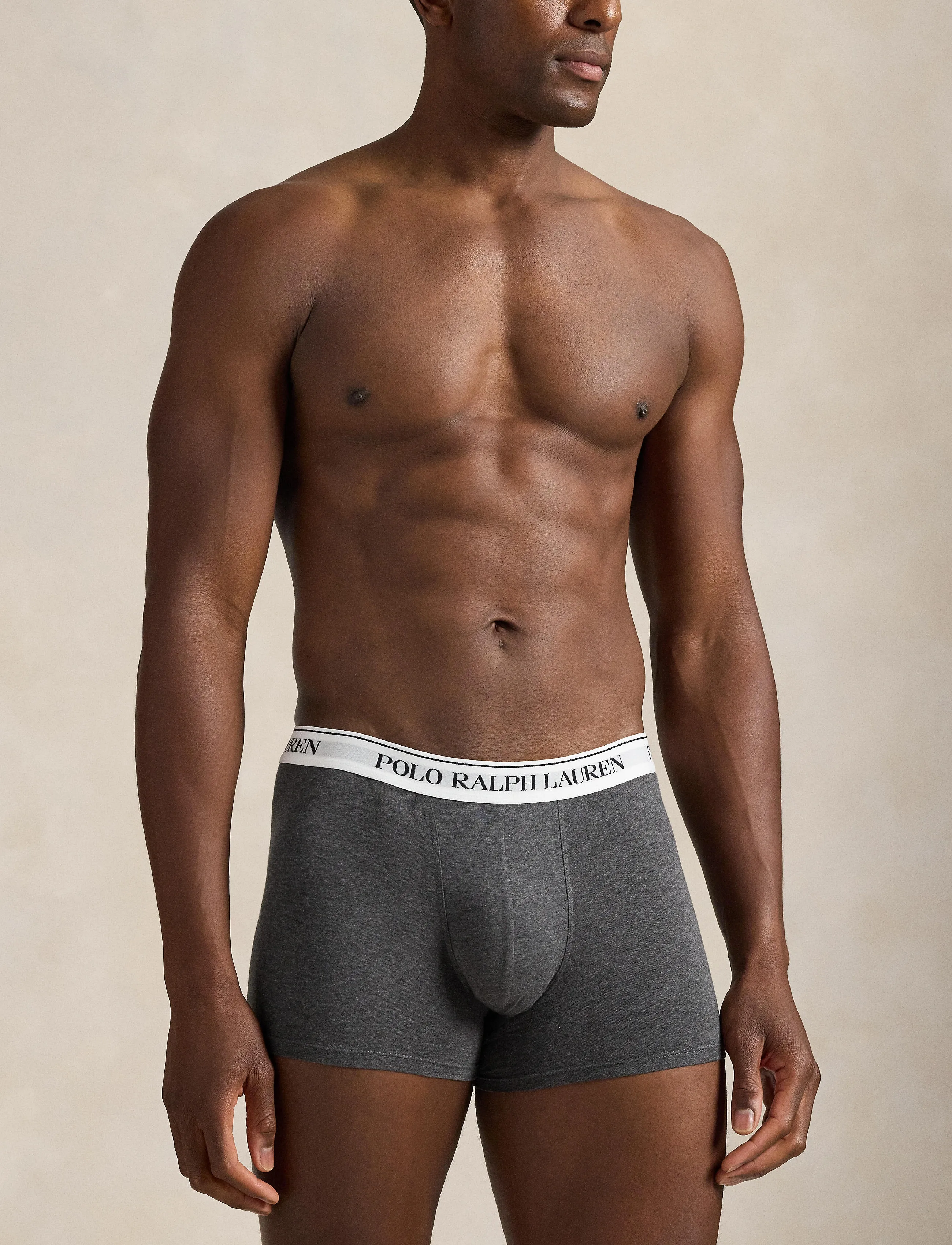 Polo Ralph Lauren - Classic Stretch-Cotton Trunk 3-Pack - unterhosen im multipack - 3pk wht/brcly htr - 3