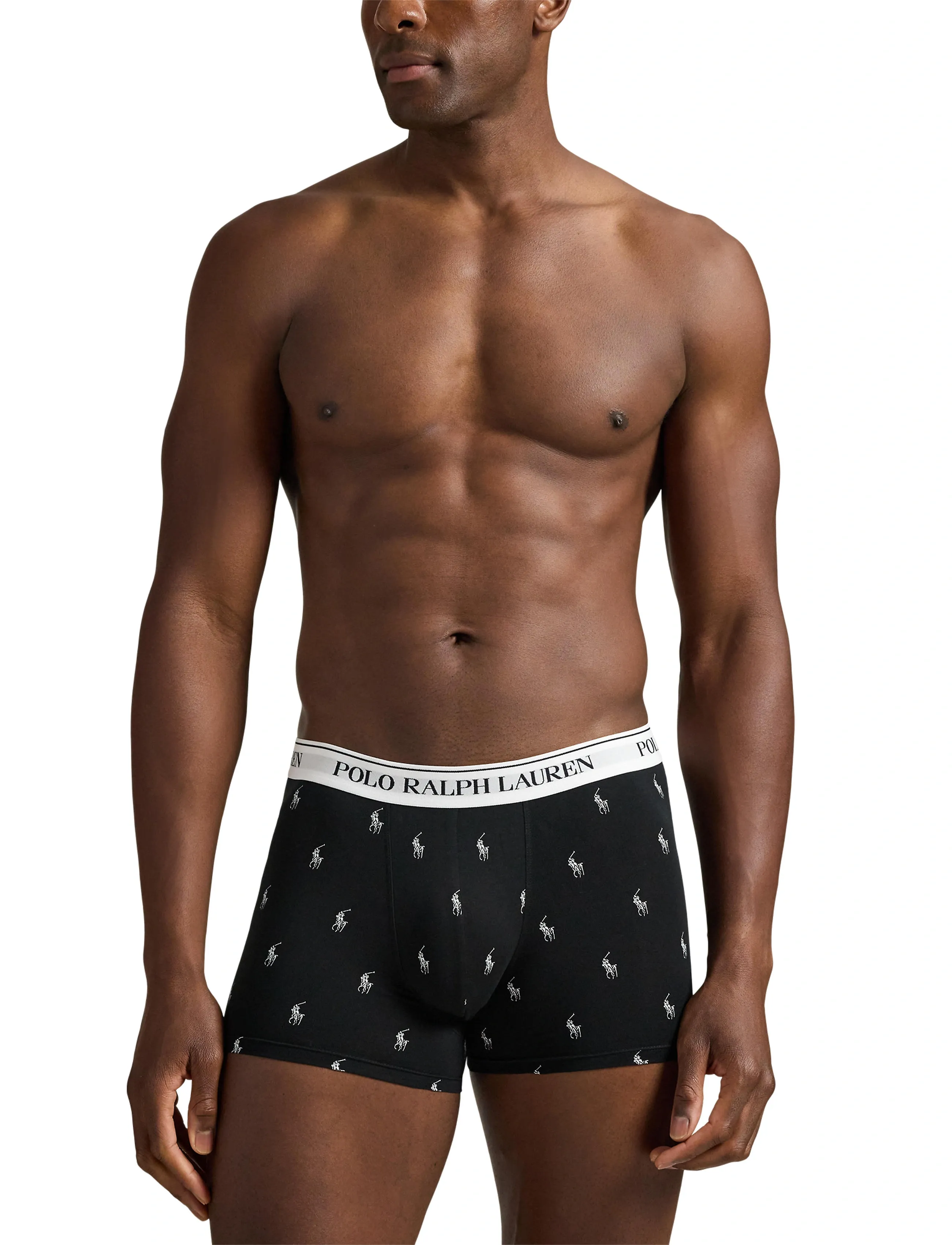 Polo Ralph Lauren - Classic Stretch-Cotton Trunk 3-Pack - unterhosen im multipack - 3pk wht/brcly htr - 4