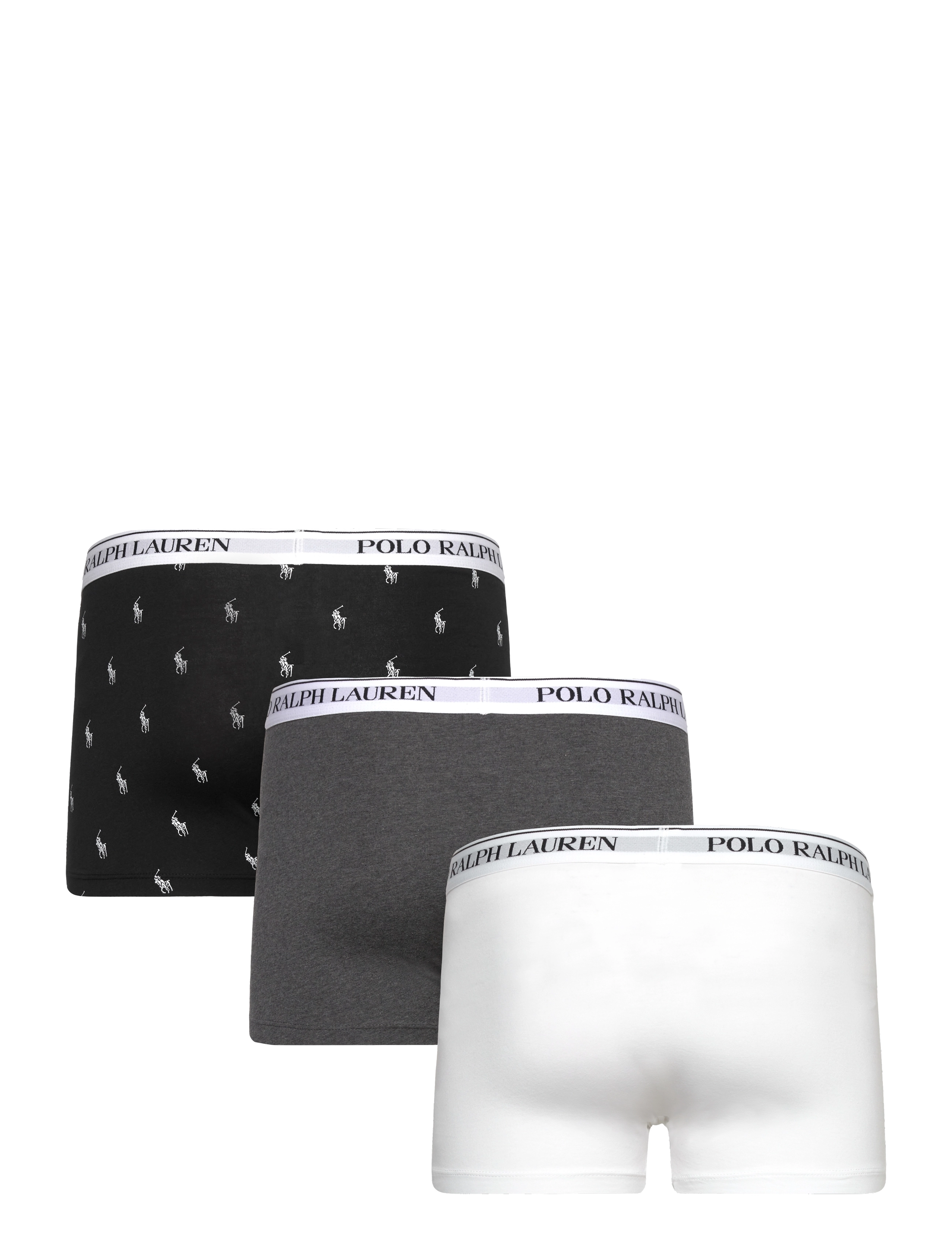 Polo Ralph Lauren - BCI COTTON/ELASTANE-3PK-TRN - multipack underpants - 3pk wht/brcly htr - 5