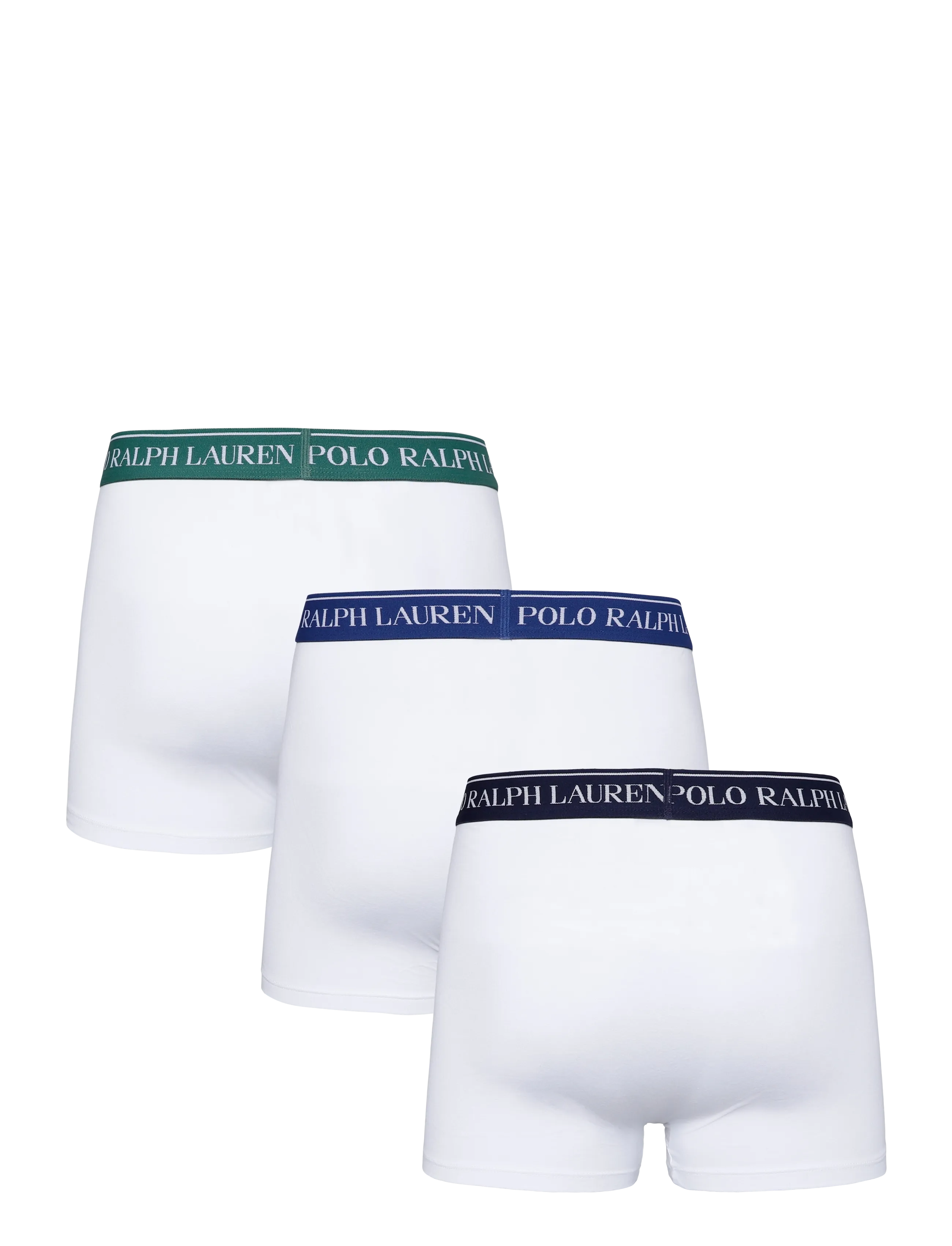 Polo Ralph Lauren - Classic Stretch-Cotton Trunk 3-Pack - unterhosen im multipack - 3pk wht/vrngrn/np - 1
