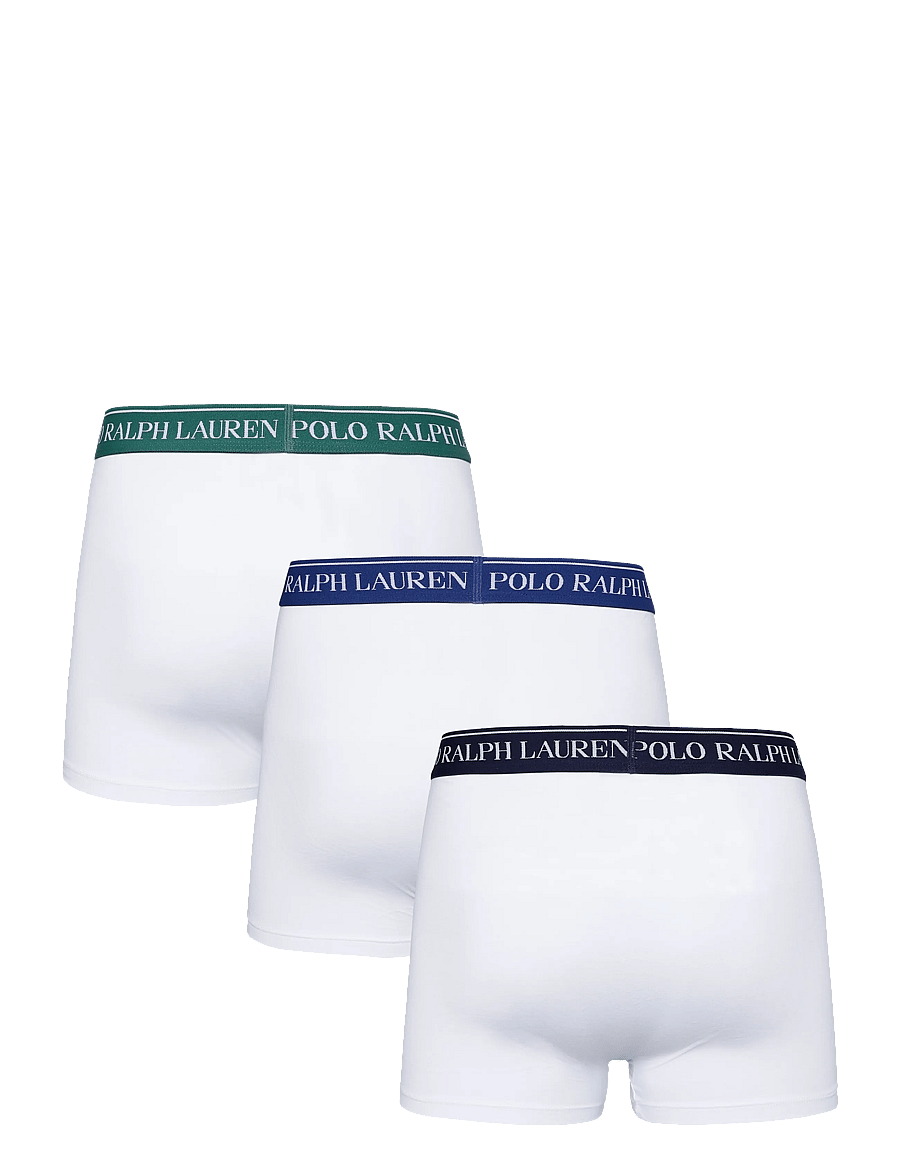 Polo Ralph Lauren - Classic Stretch-Cotton Trunk 3-Pack - multipack underpants - 3pk wht/vrngrn/np - 2