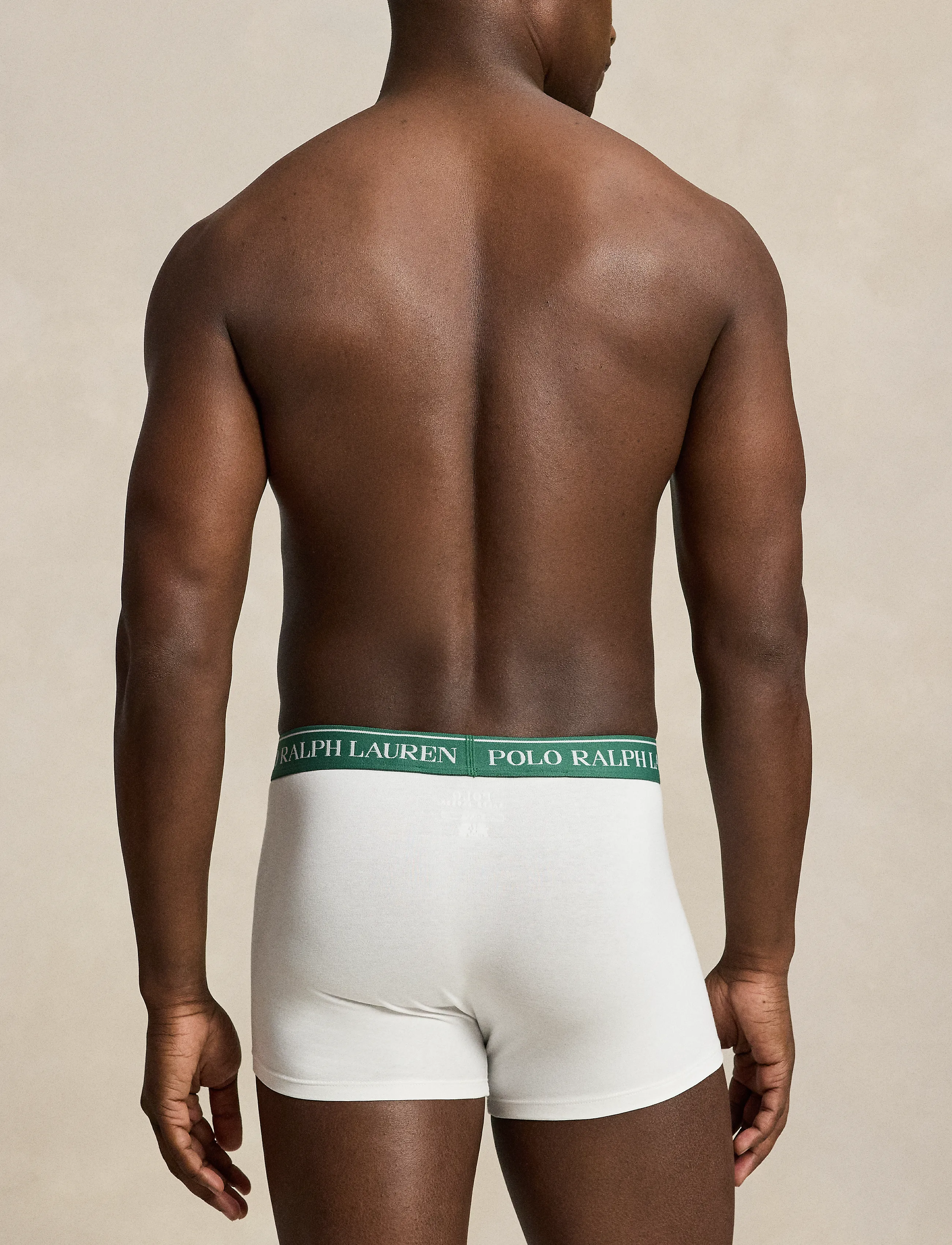 Polo Ralph Lauren - Classic Stretch-Cotton Trunk 3-Pack - multipack underbukser - 3pk wht/vrngrn/np - 3