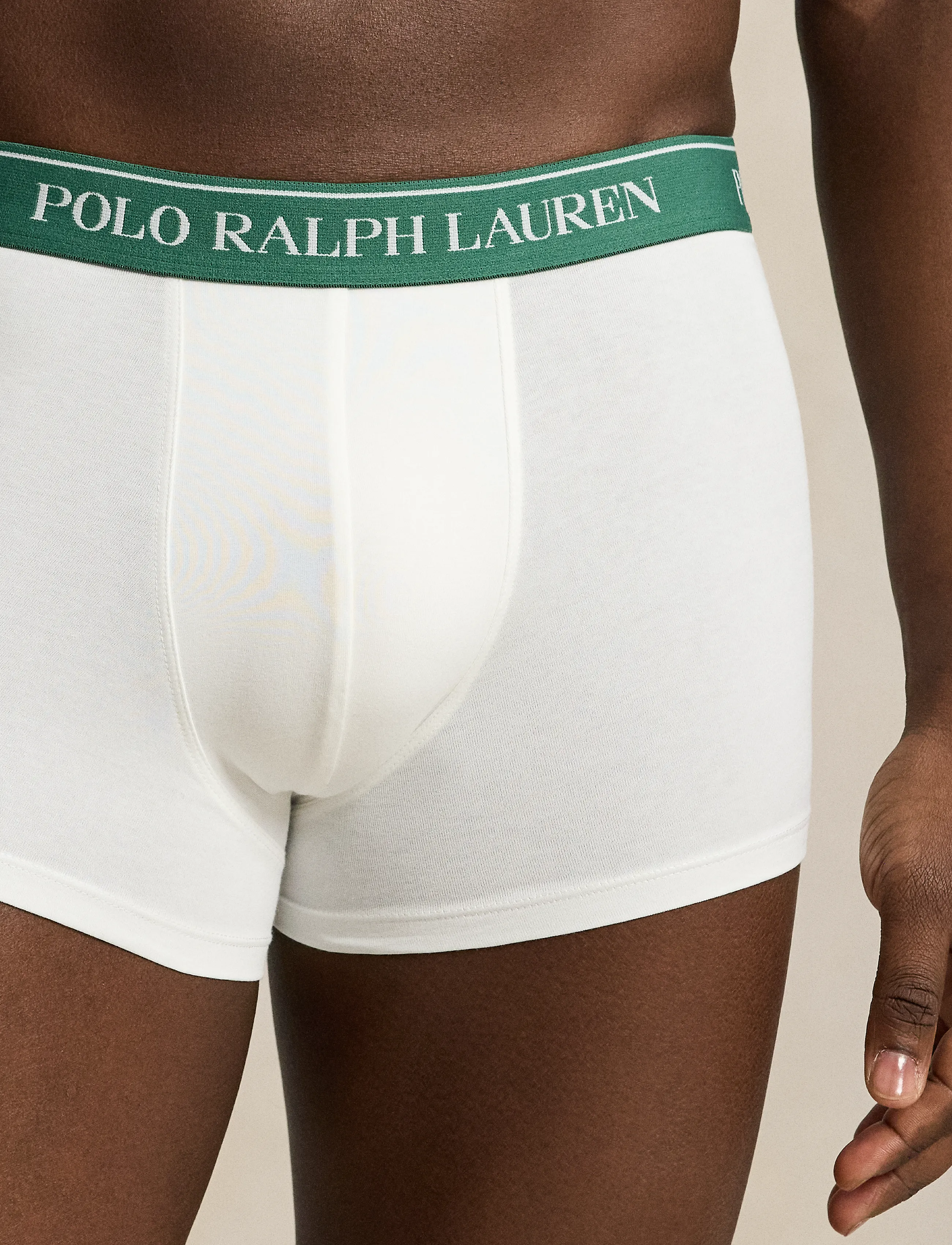 Polo Ralph Lauren - Classic Stretch-Cotton Trunk 3-Pack - multipack underbukser - 3pk wht/vrngrn/np - 4