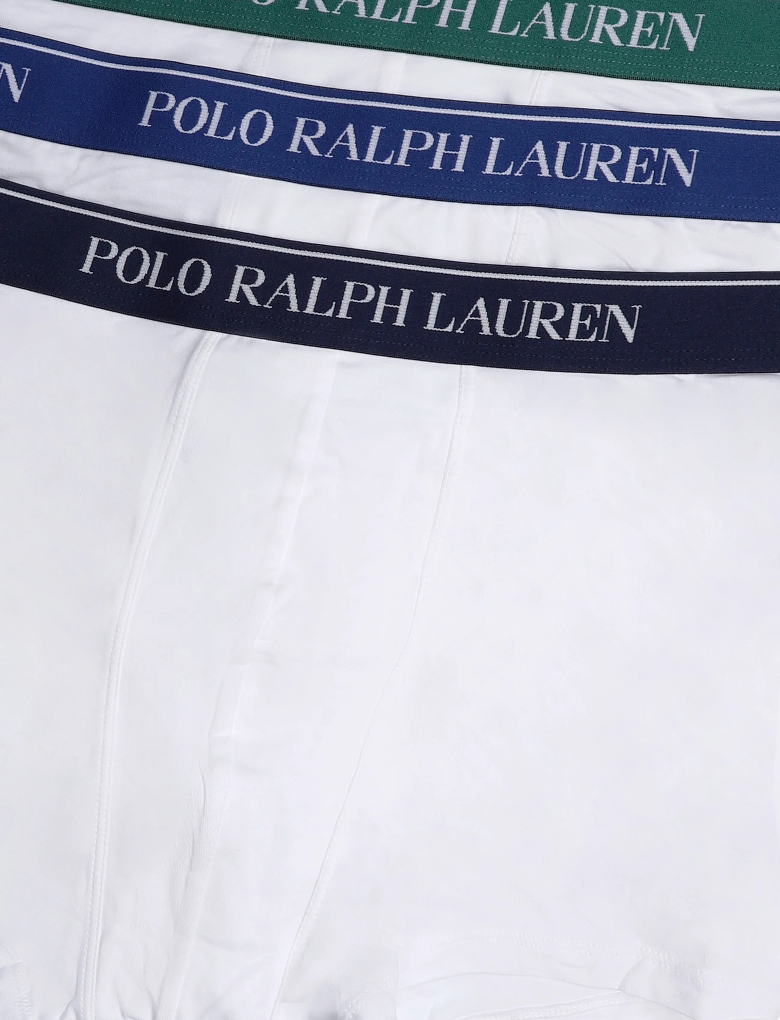 Polo Ralph Lauren - Classic Stretch-Cotton Trunk 3-Pack - unterhosen im multipack - 3pk wht/vrngrn/np - 2