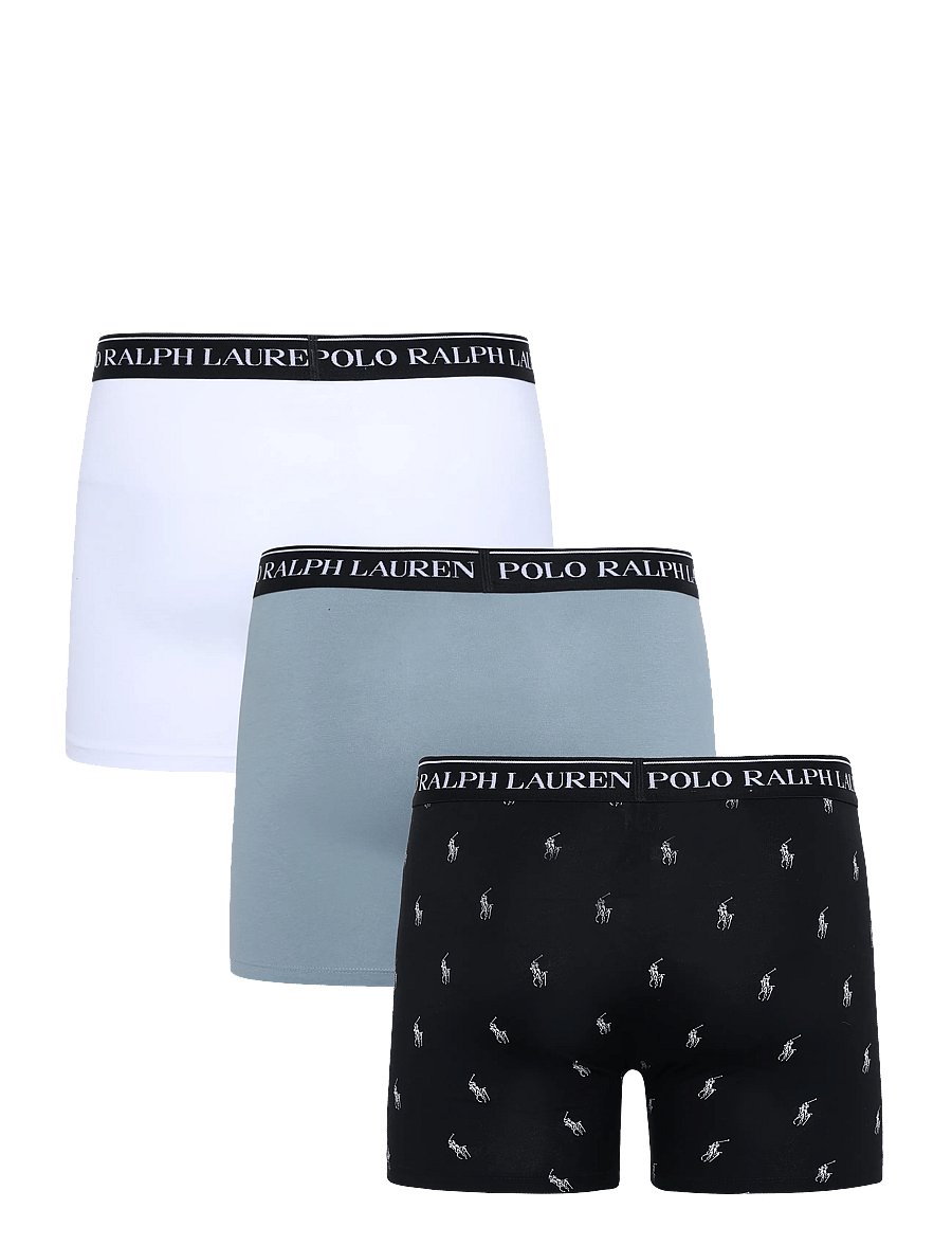 Polo Ralph Lauren - BCI COTTON/ELASTANE-3PK-BXB - unterhosen im multipack - 3pk blk aopp/cool - 1