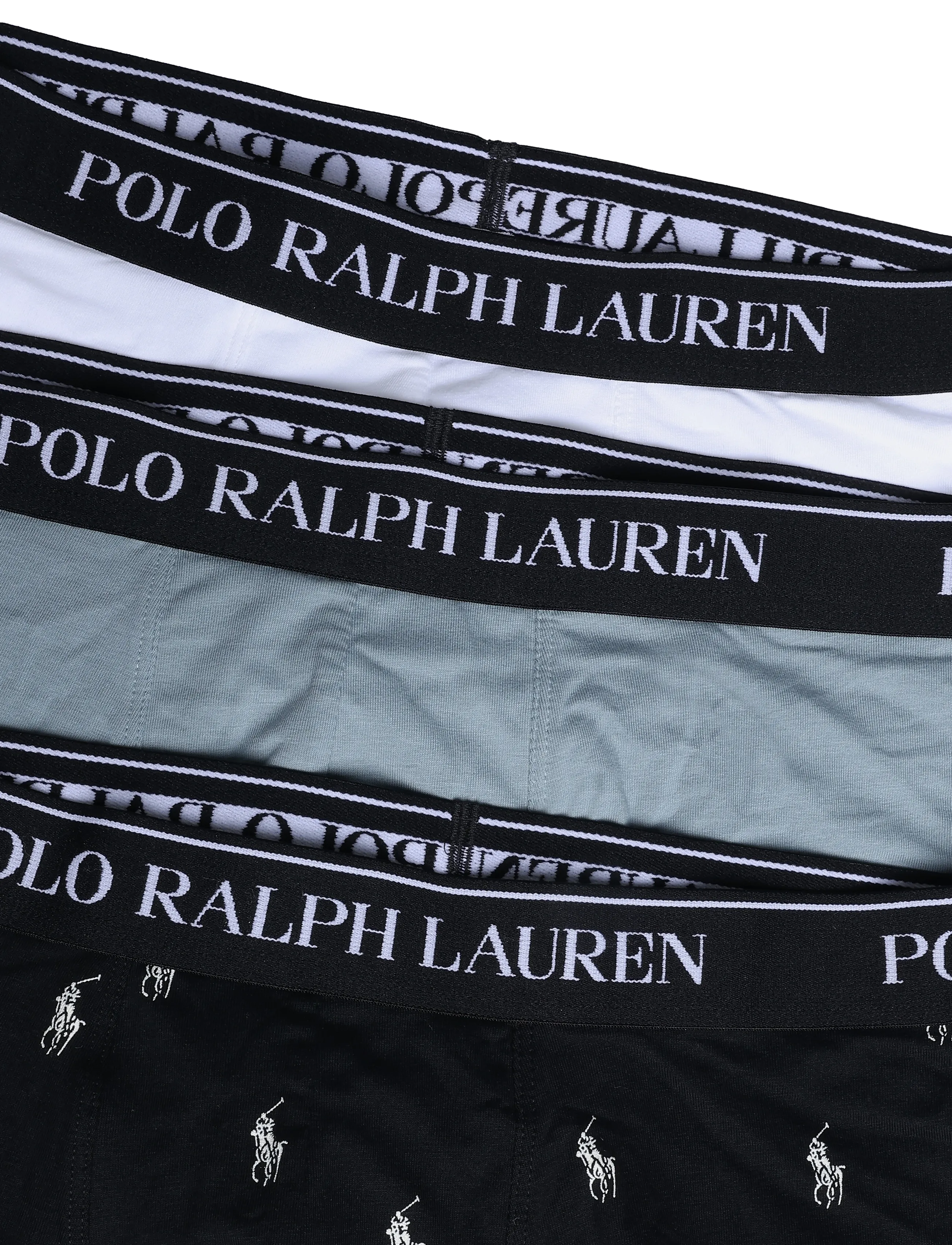Polo Ralph Lauren - BCI COTTON/ELASTANE-3PK-BXB - multipack underpants - 3pk blk aopp/cool - 2