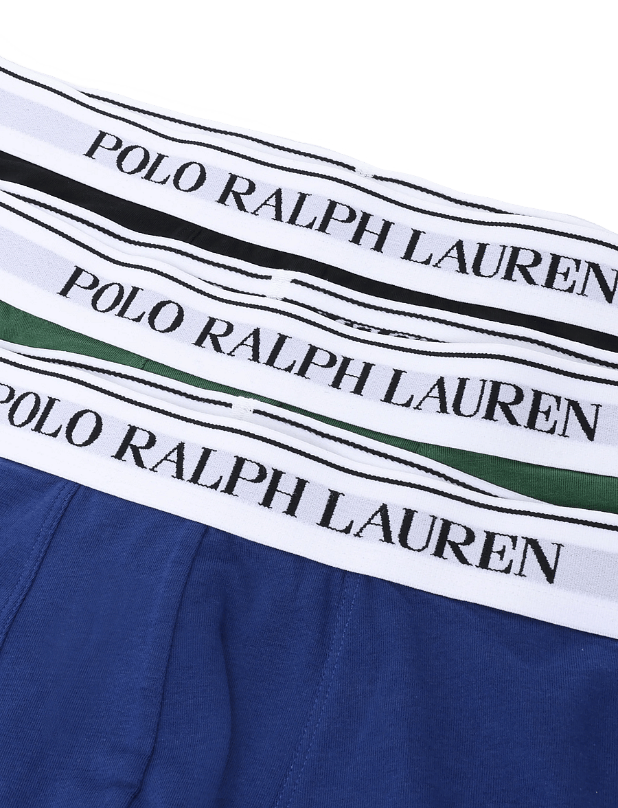 Polo Ralph Lauren - BCI COTTON/ELASTANE-3PK-BXB - unterhosen im multipack - 3pk blk/blu ycht - 2