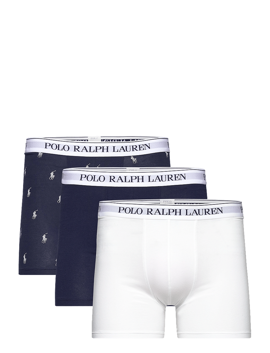 Polo Ralph Lauren - BCI COTTON/ELASTANE-3PK-BXB - multipack underpants - 3pk crs nvy/white - 1