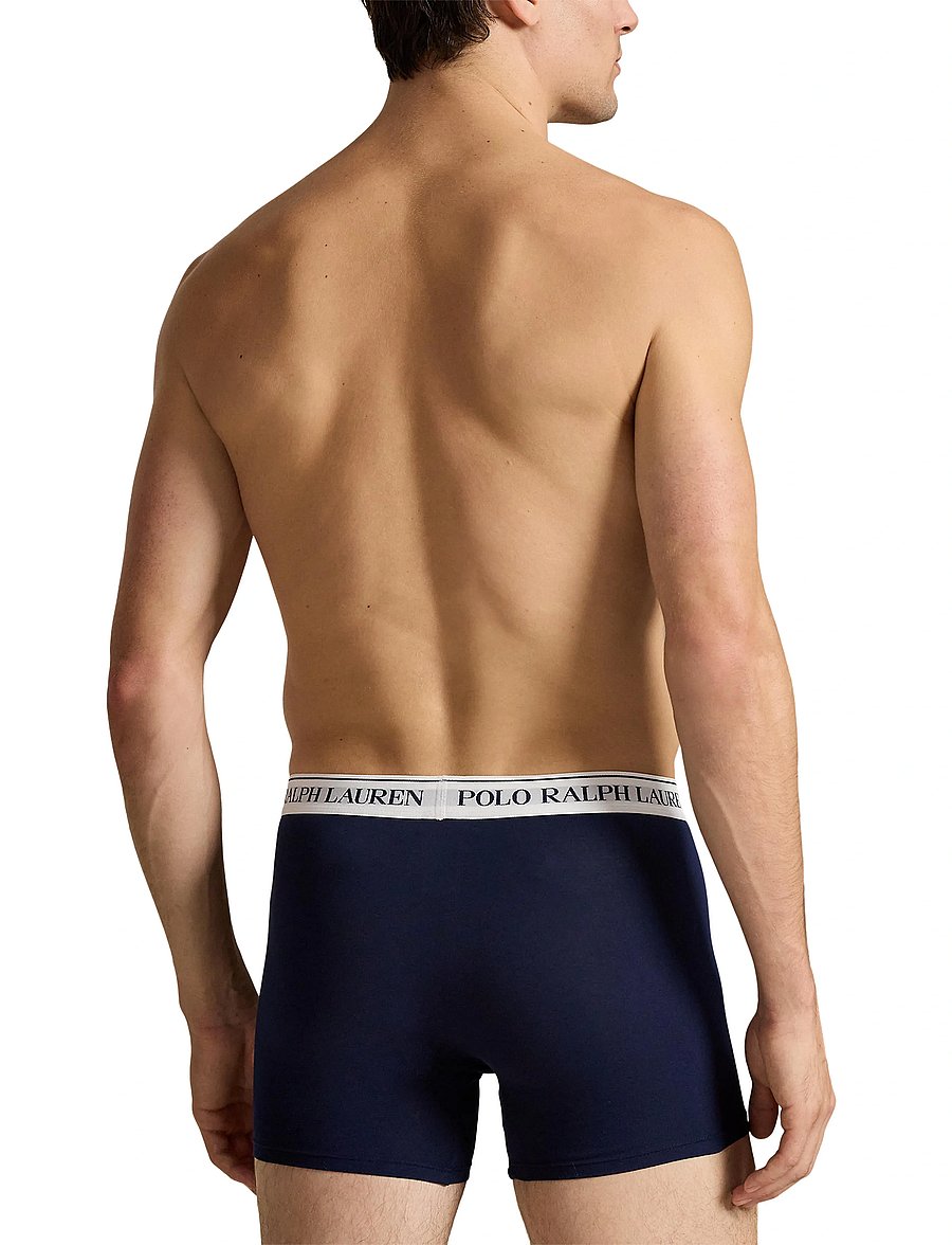 Polo Ralph Lauren - BCI COTTON/ELASTANE-3PK-BXB - multipack underpants - 3pk crs nvy/white - 2